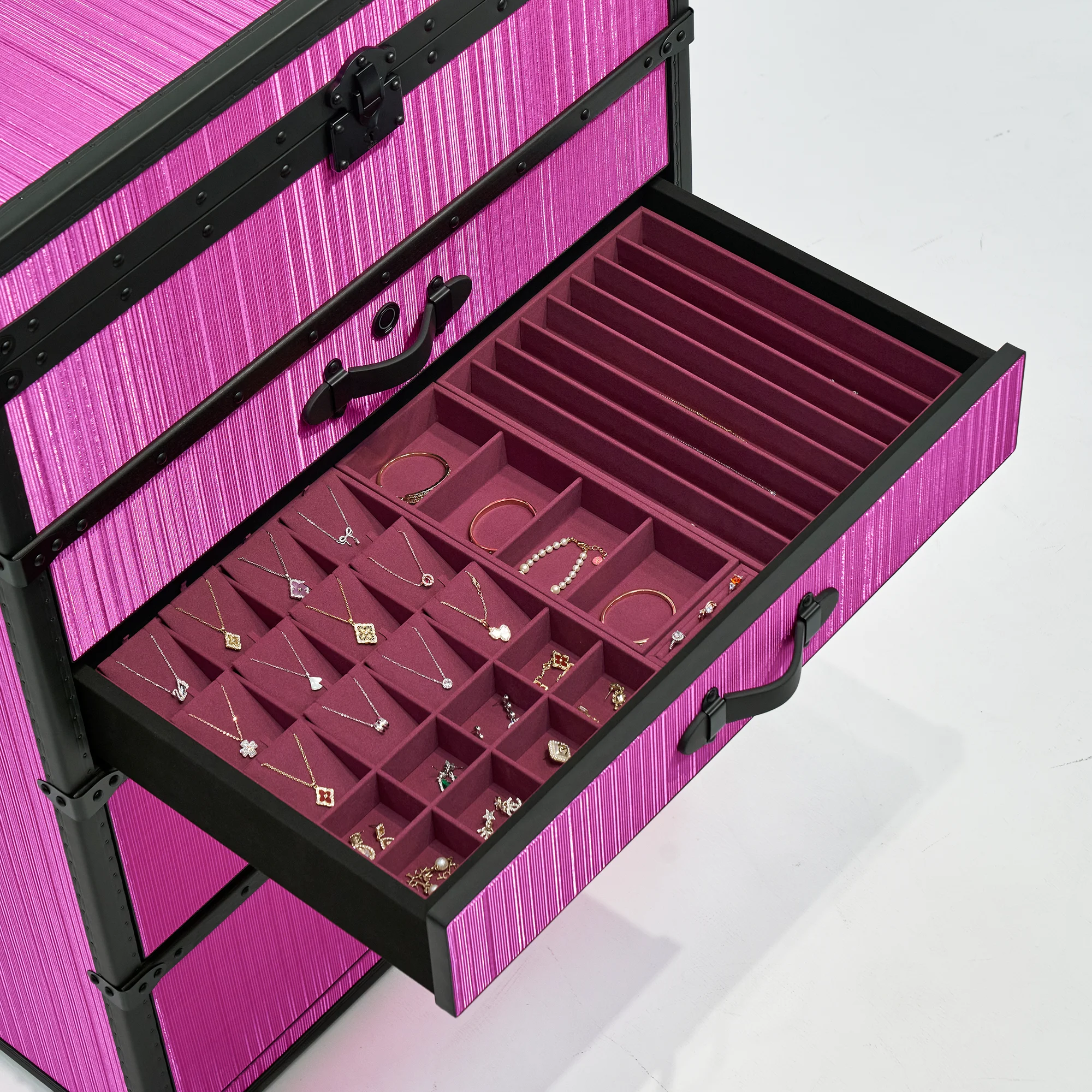 Large Capacity Jewelry Organizer Cabinet with Hidden Compartments: The Commissioned Standard