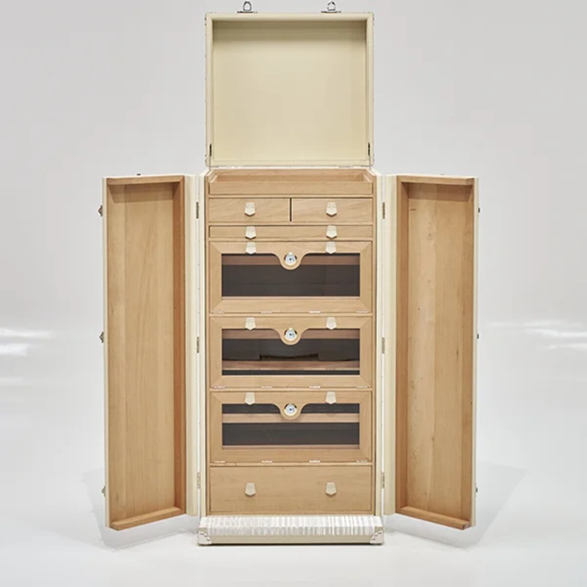 Custody-grade jewellery cabinet in a luxury Dubai villa