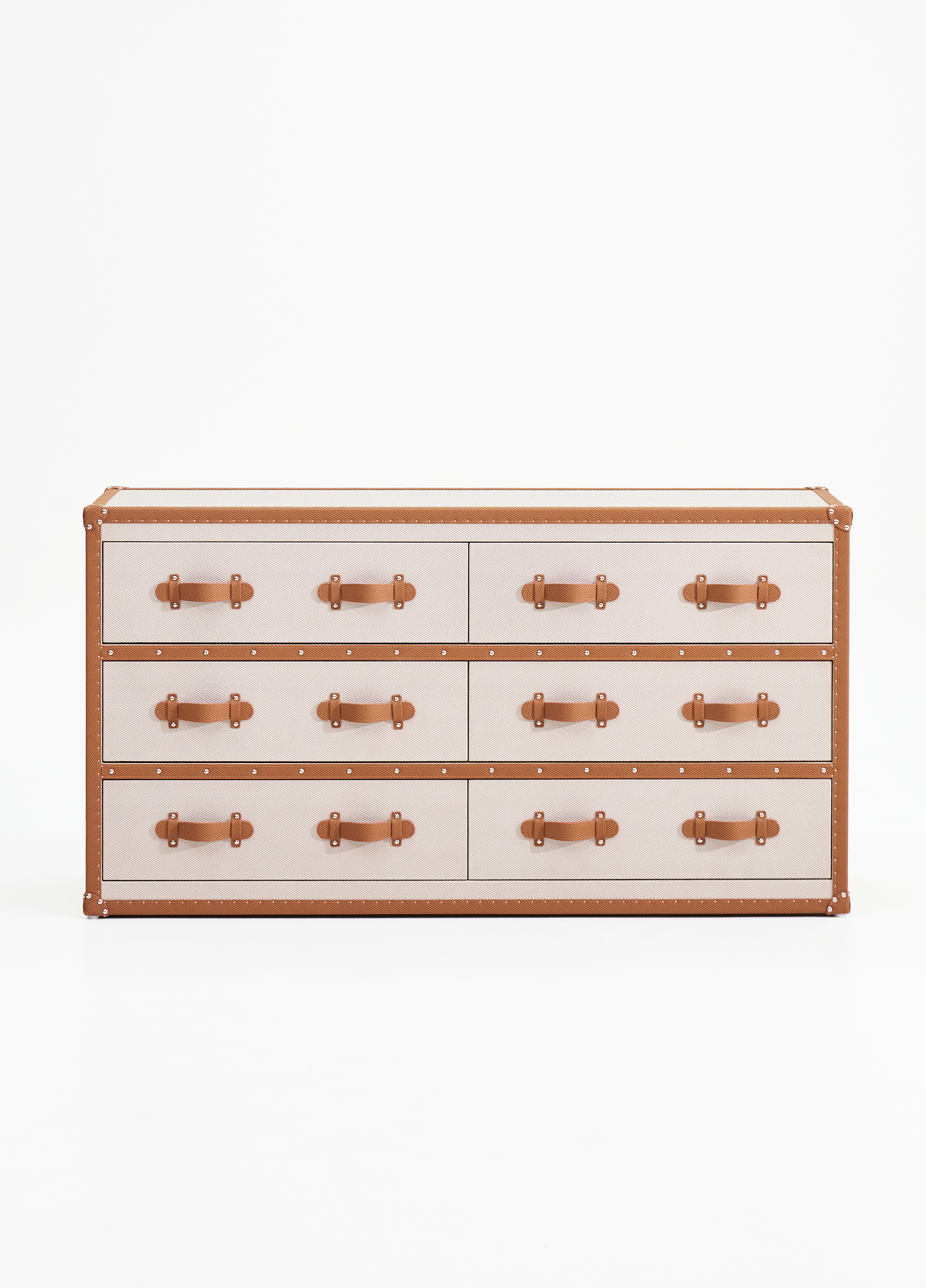 Heritage Luxe Side Cabinet - Beige & Brown