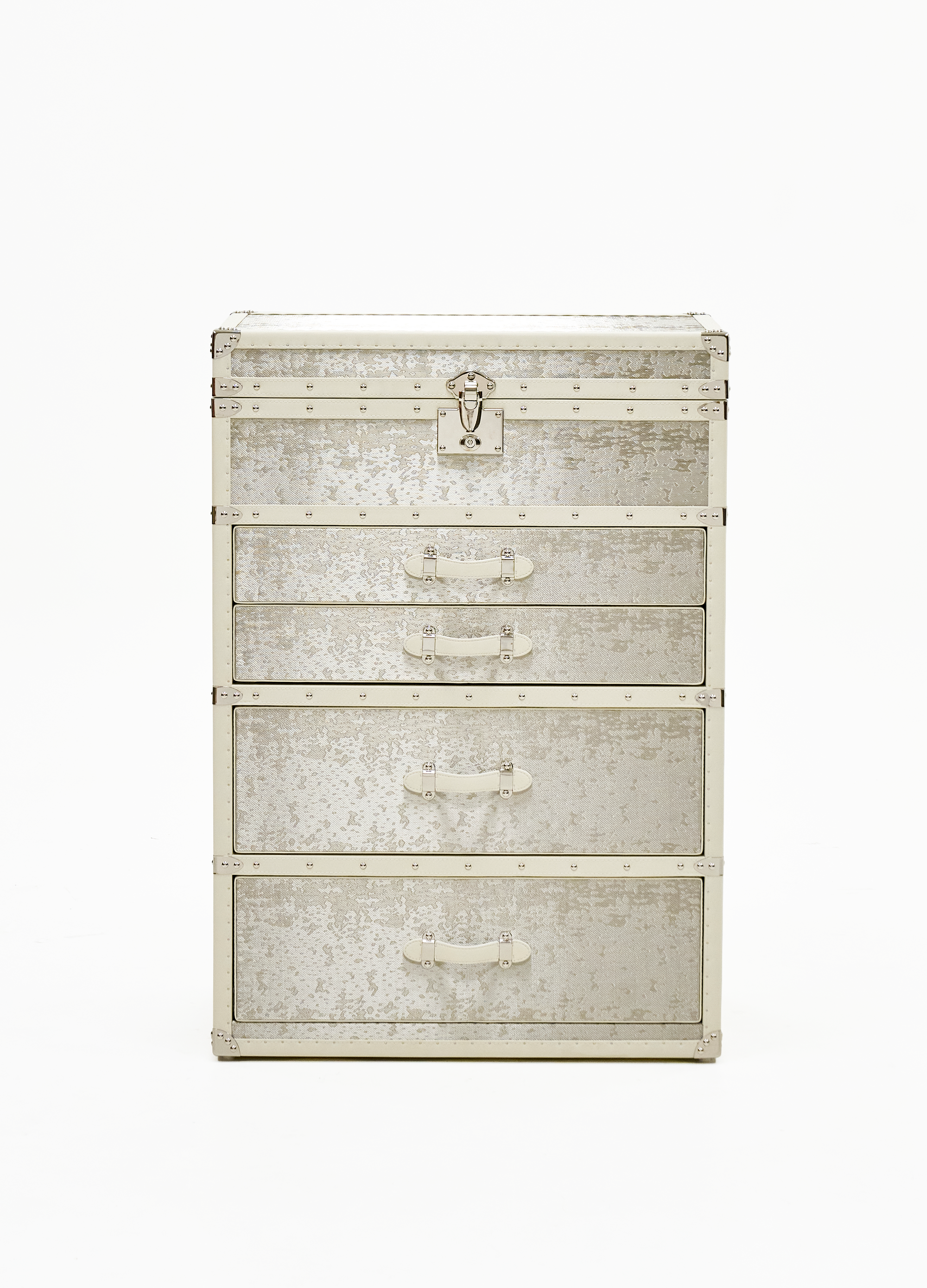 Aurum Loom Jewelry Trunk - Pearl White