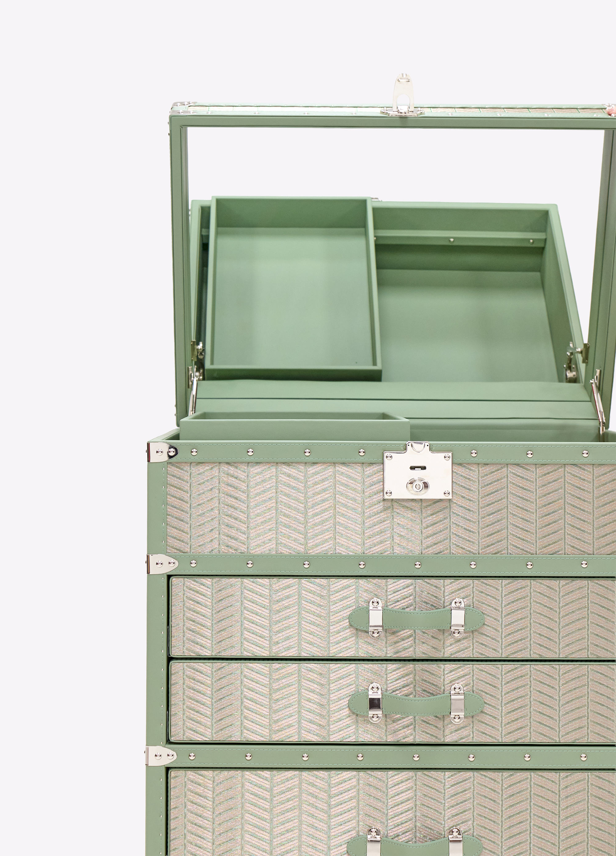 Aurum Loom Jewelry Trunk - Emerald