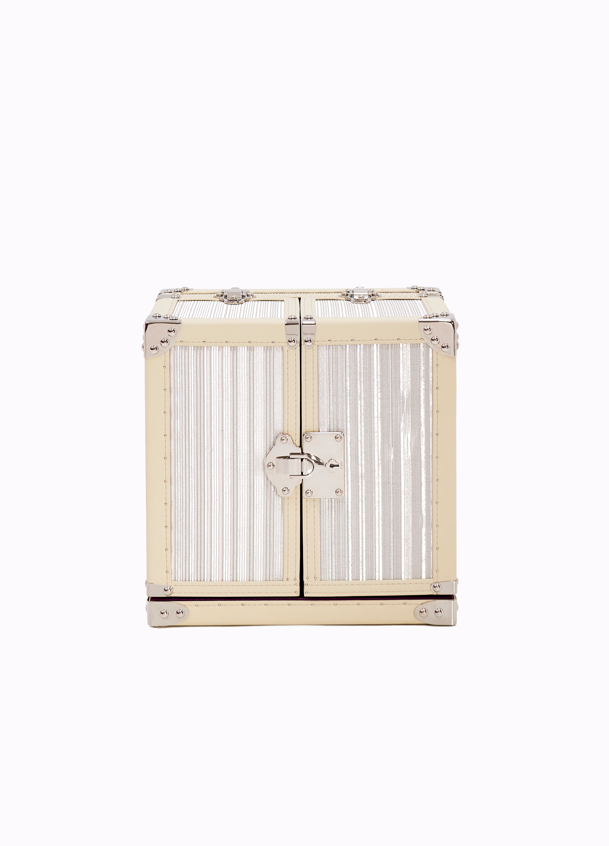 Aurum Loom Necklace Display Case - Frosted Silver