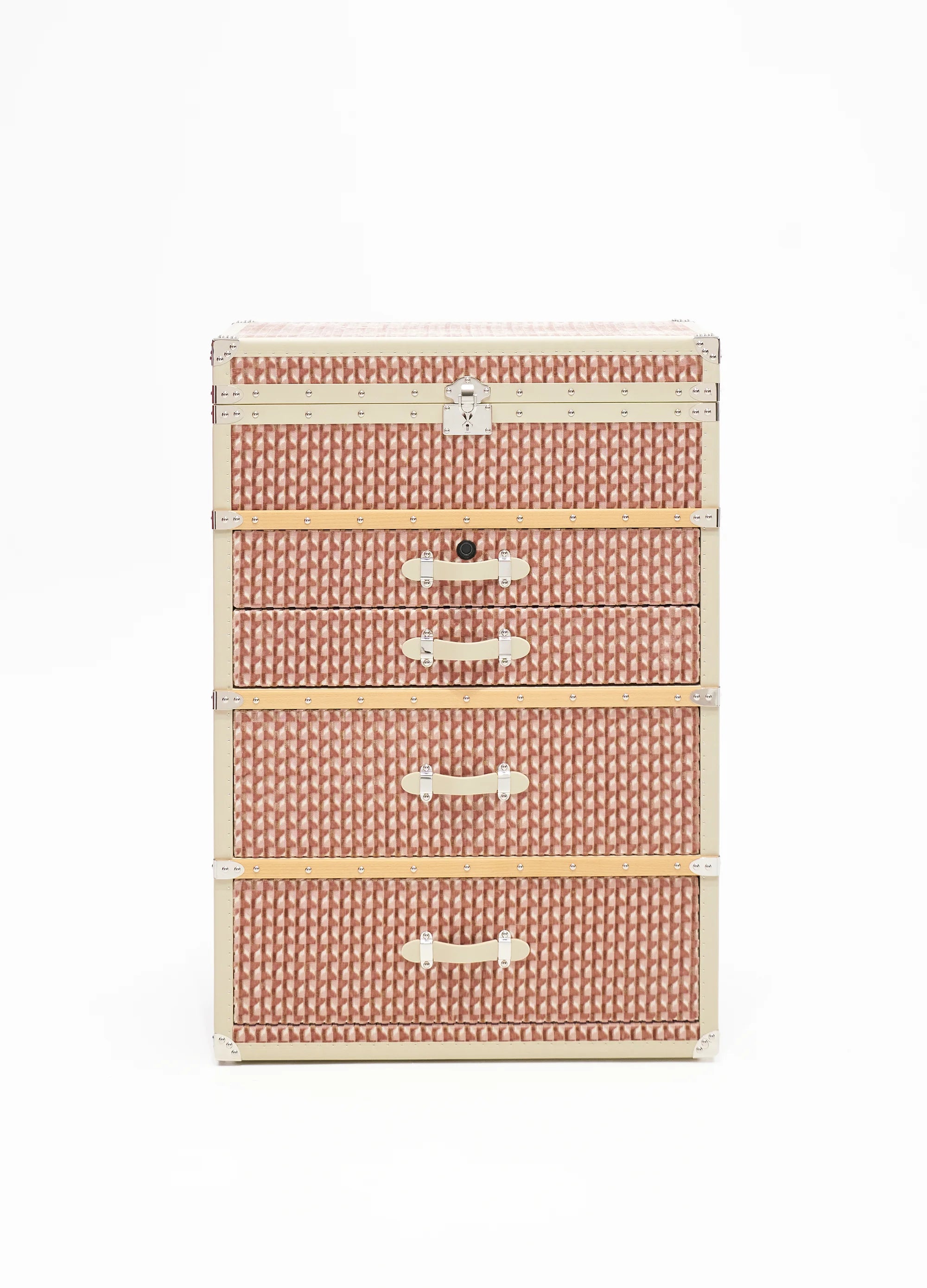 Ciselé Velvet Jewelry Trunk - Blush Atelier