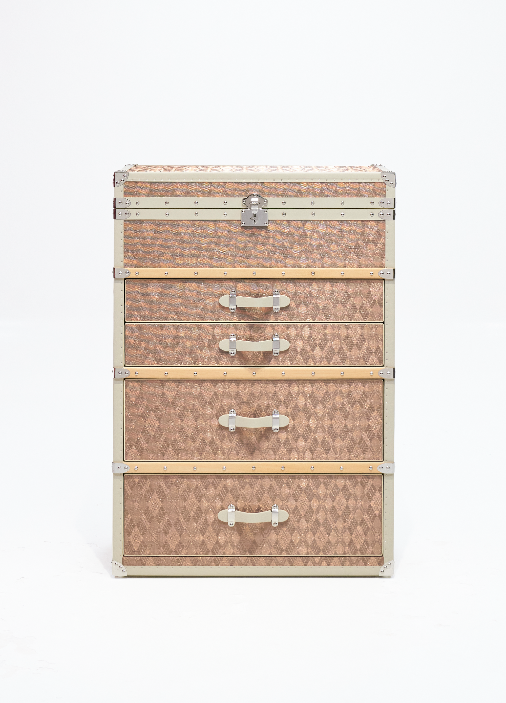 Aurum Loom Jewelry Trunk - Dune Gold