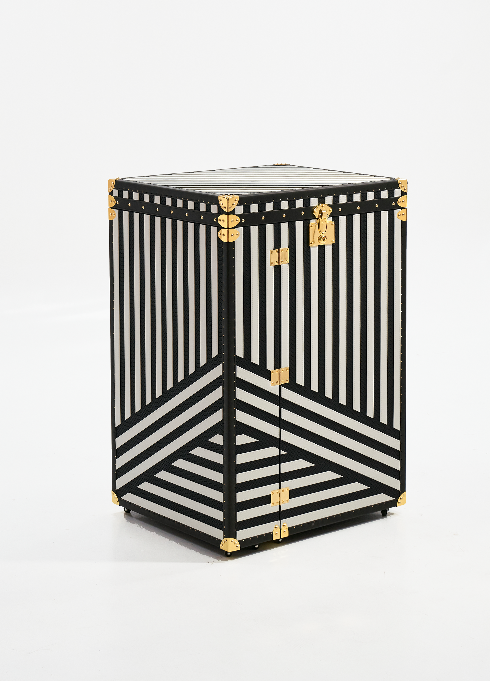 Heritage Luxe Vanity Cabinet - Monochrome Majesty