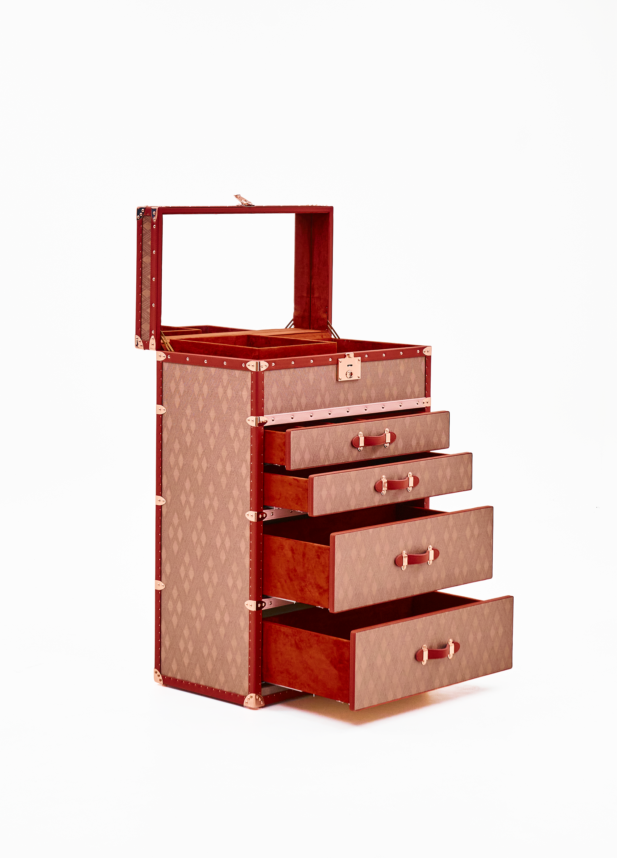 Aurum Loom Jewelry Trunk - Dune Gold