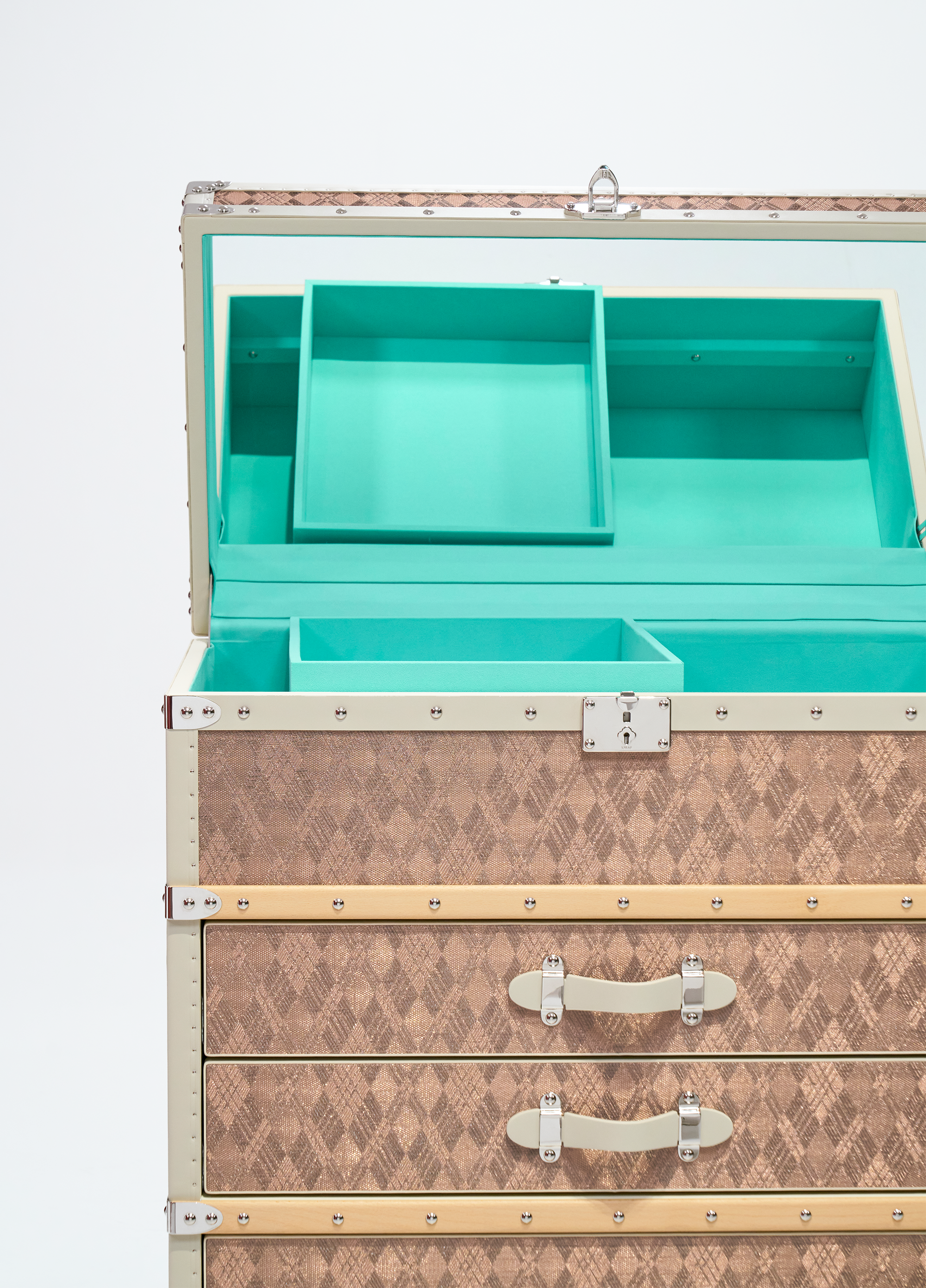 Aurum Loom Jewelry Trunk - Dune Gold