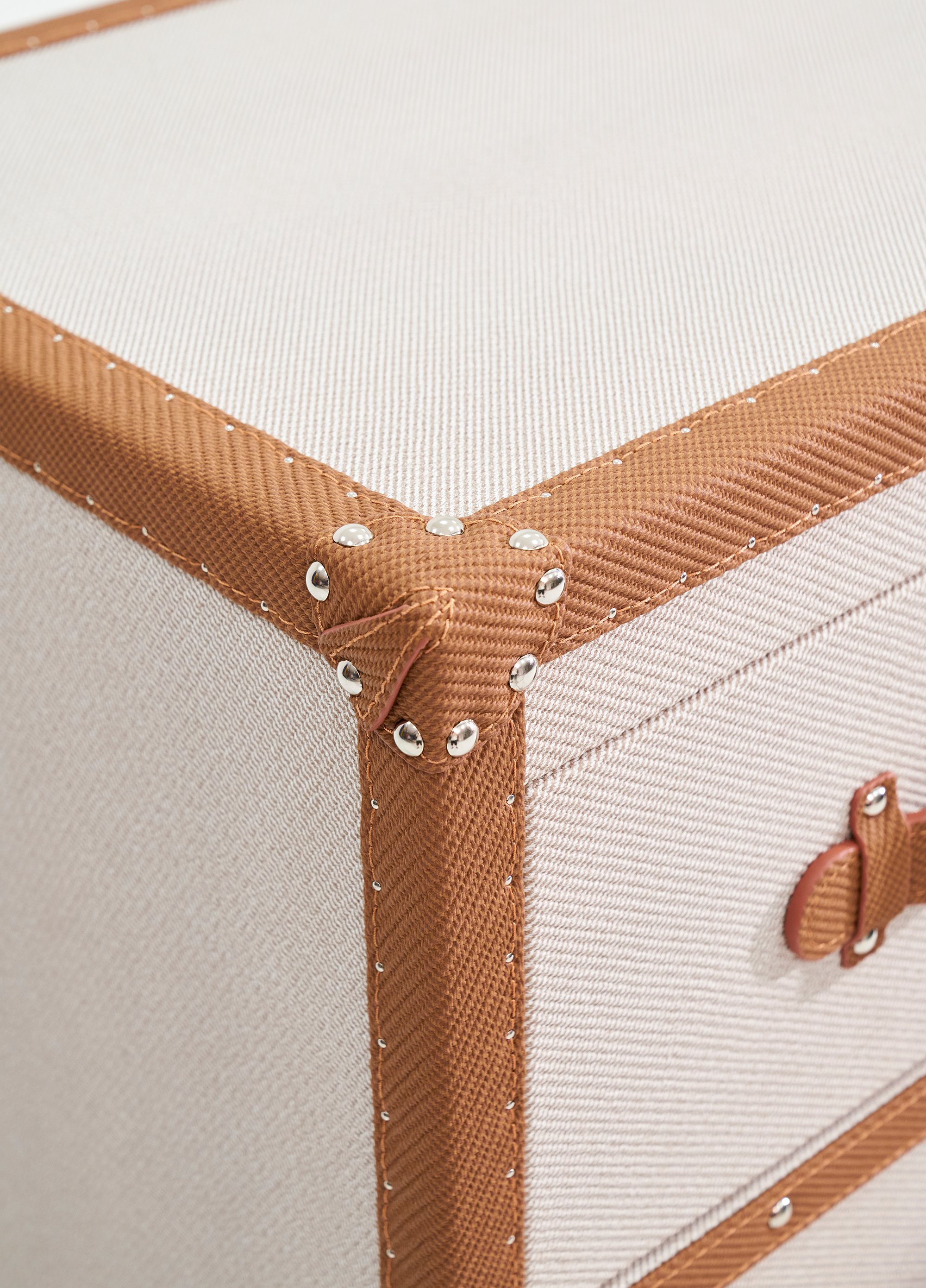 Heritage Luxe Side Cabinet - Beige & Brown