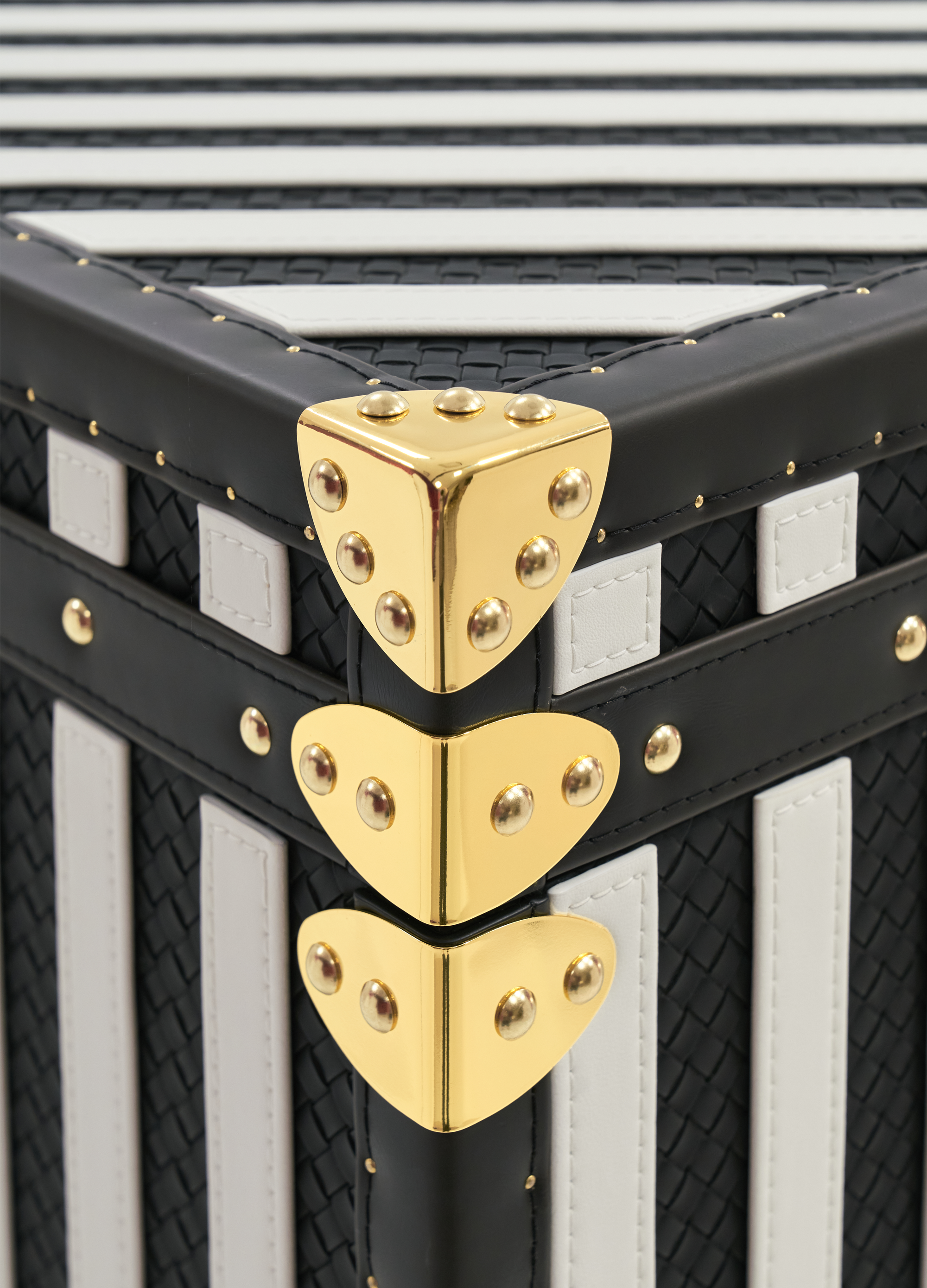 Heritage Luxe Vanity Cabinet - Monochrome Majesty