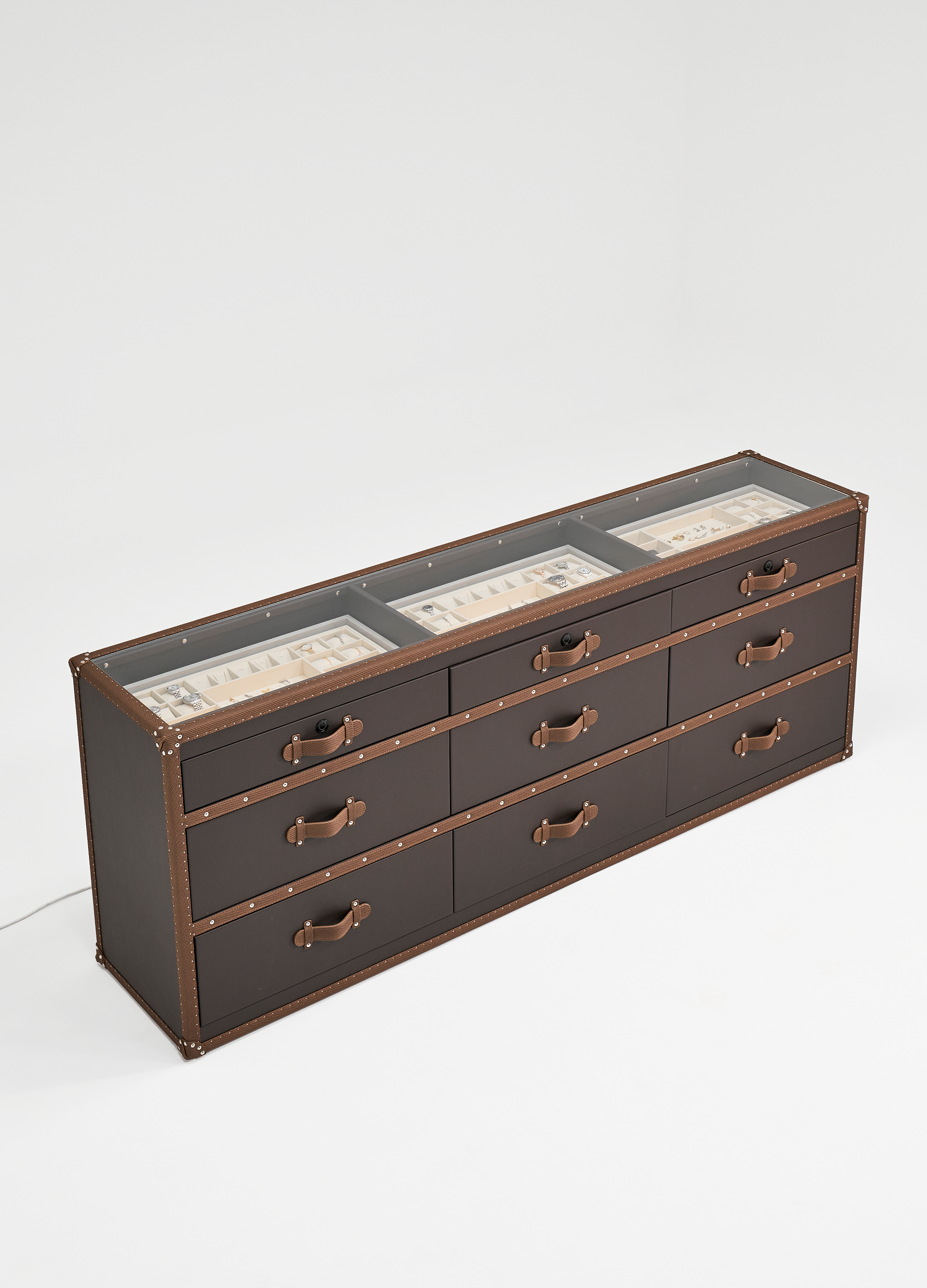 Heritage Luxe Side Cabinet - Brown