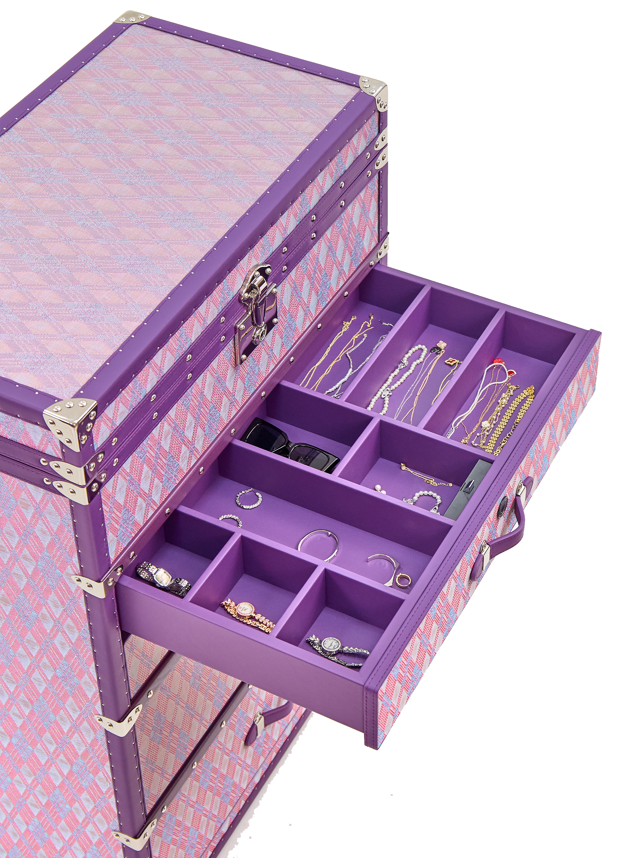 Aurum Loom Jewelry Trunk - Wisteria