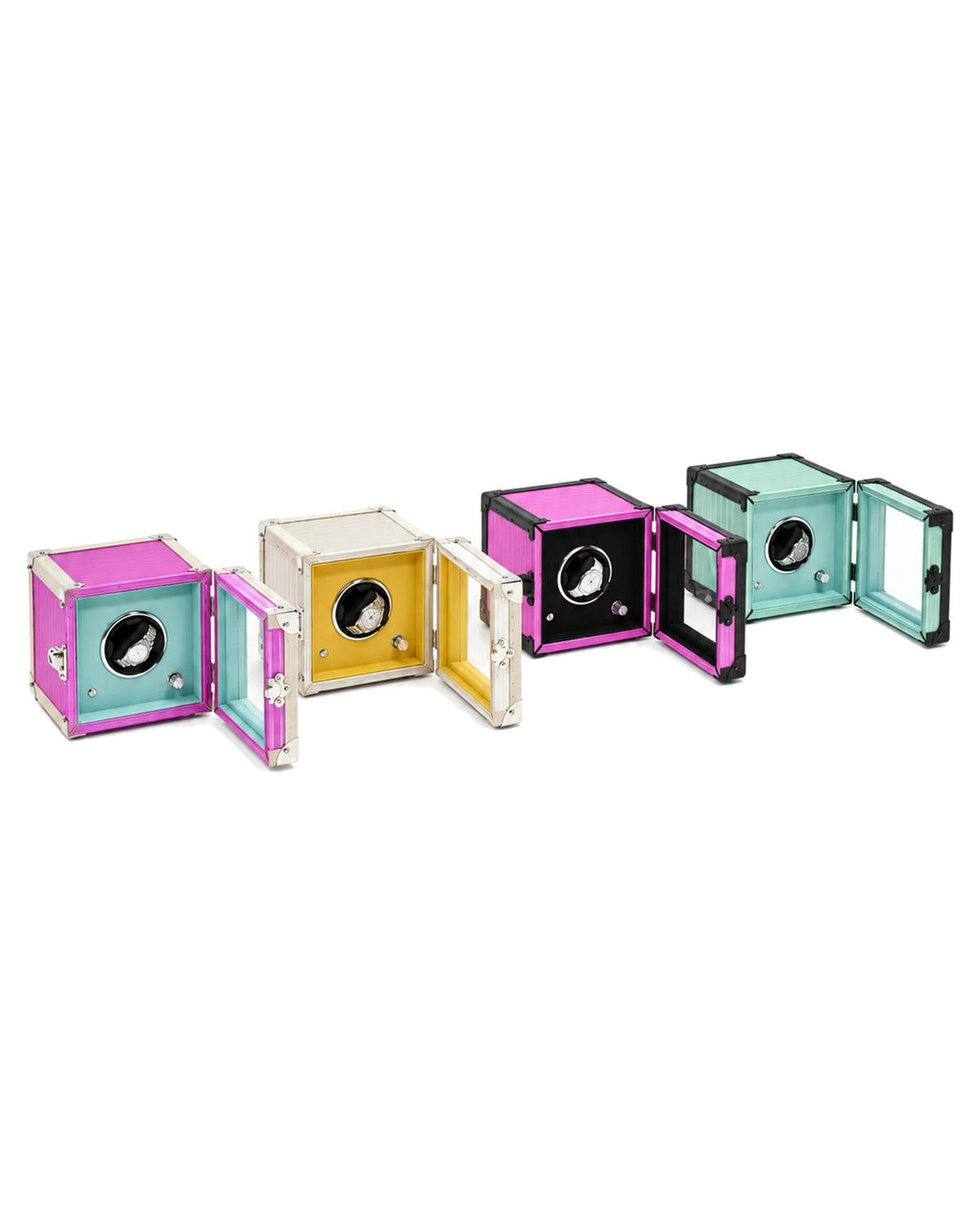 Aurum Wire · The Solo Watch Winder Box - Pine Mist