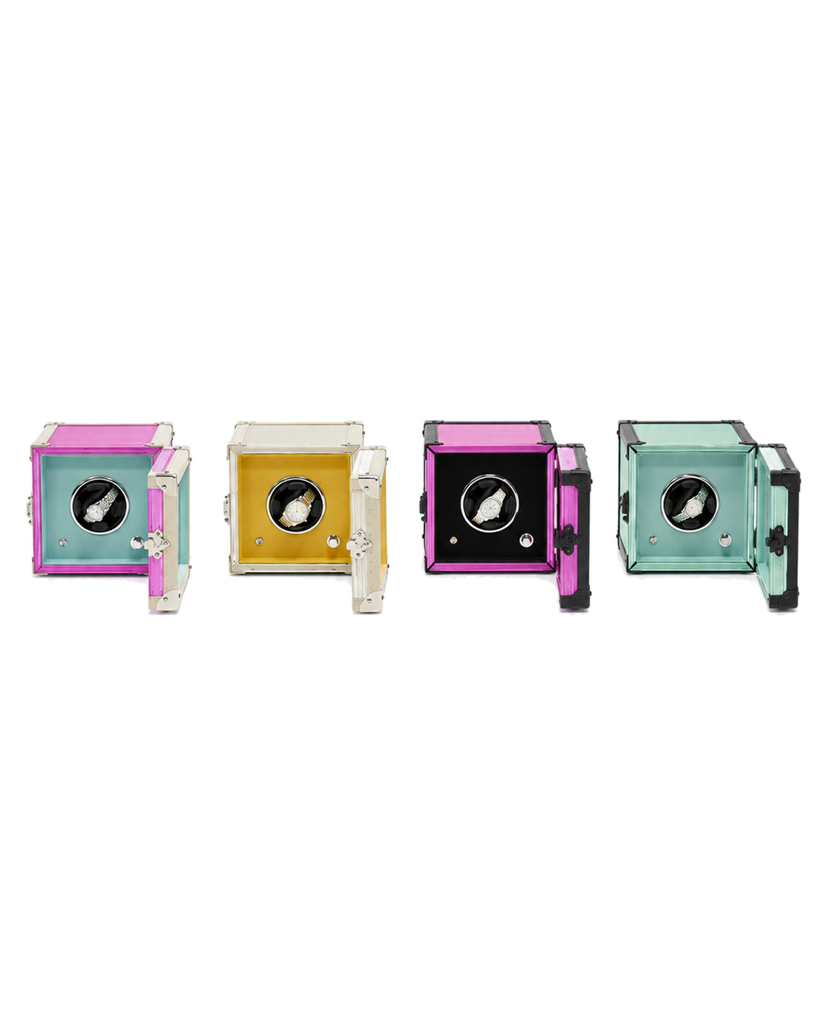 Aurum Wire · The Solo Watch Winder Box - Pine Mist