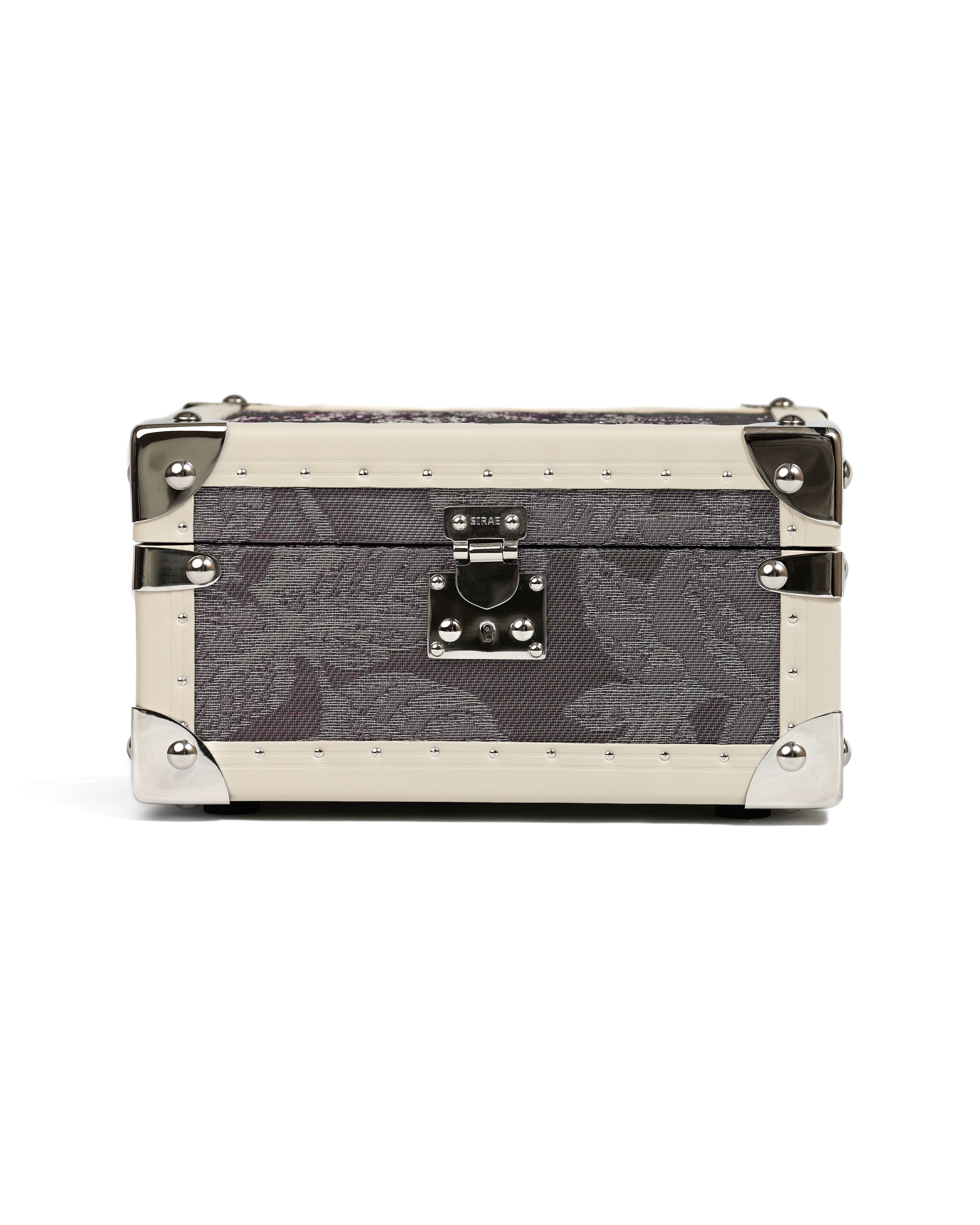 Aurum Wire · The Timeless Jewelry Box - Aubergine Floral Weave
