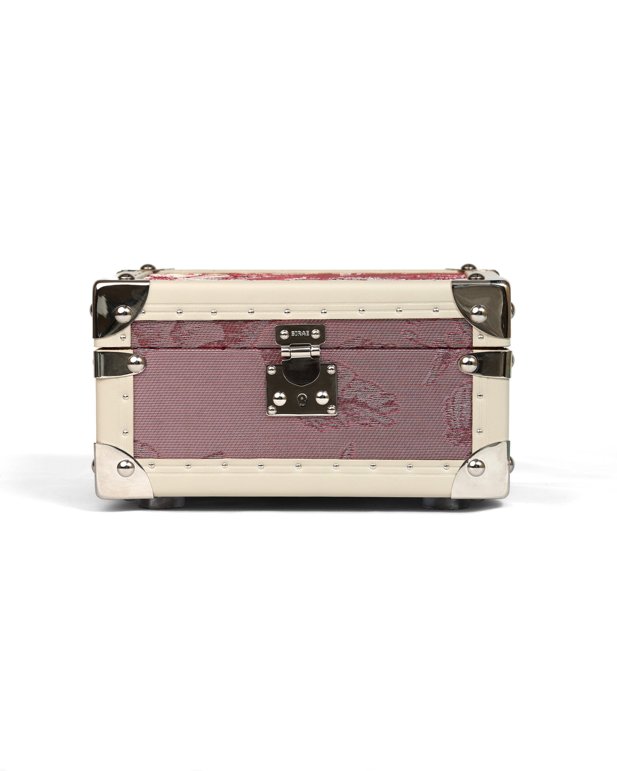 Closed Reserve cigar humidor trunk in Blossom Pink