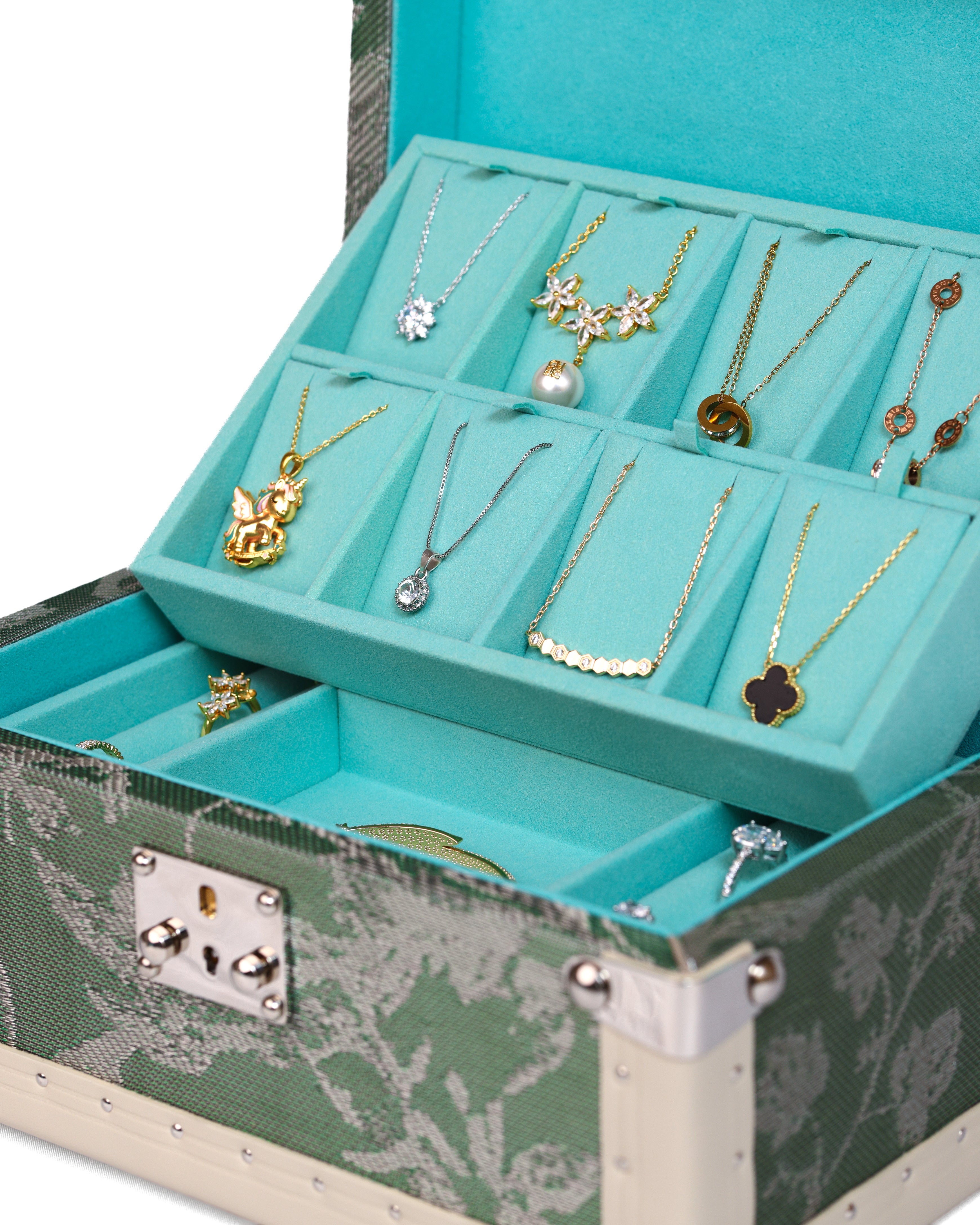 Aurum Wire · The Keepsake Jewelry Box - Summer Green