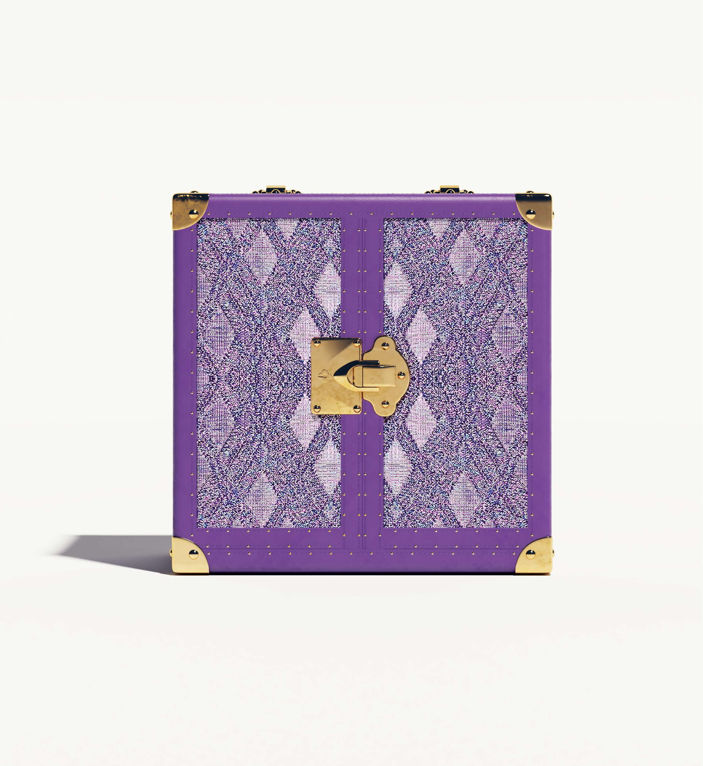Aurum Loom Jewelry Case - Anemone Purple