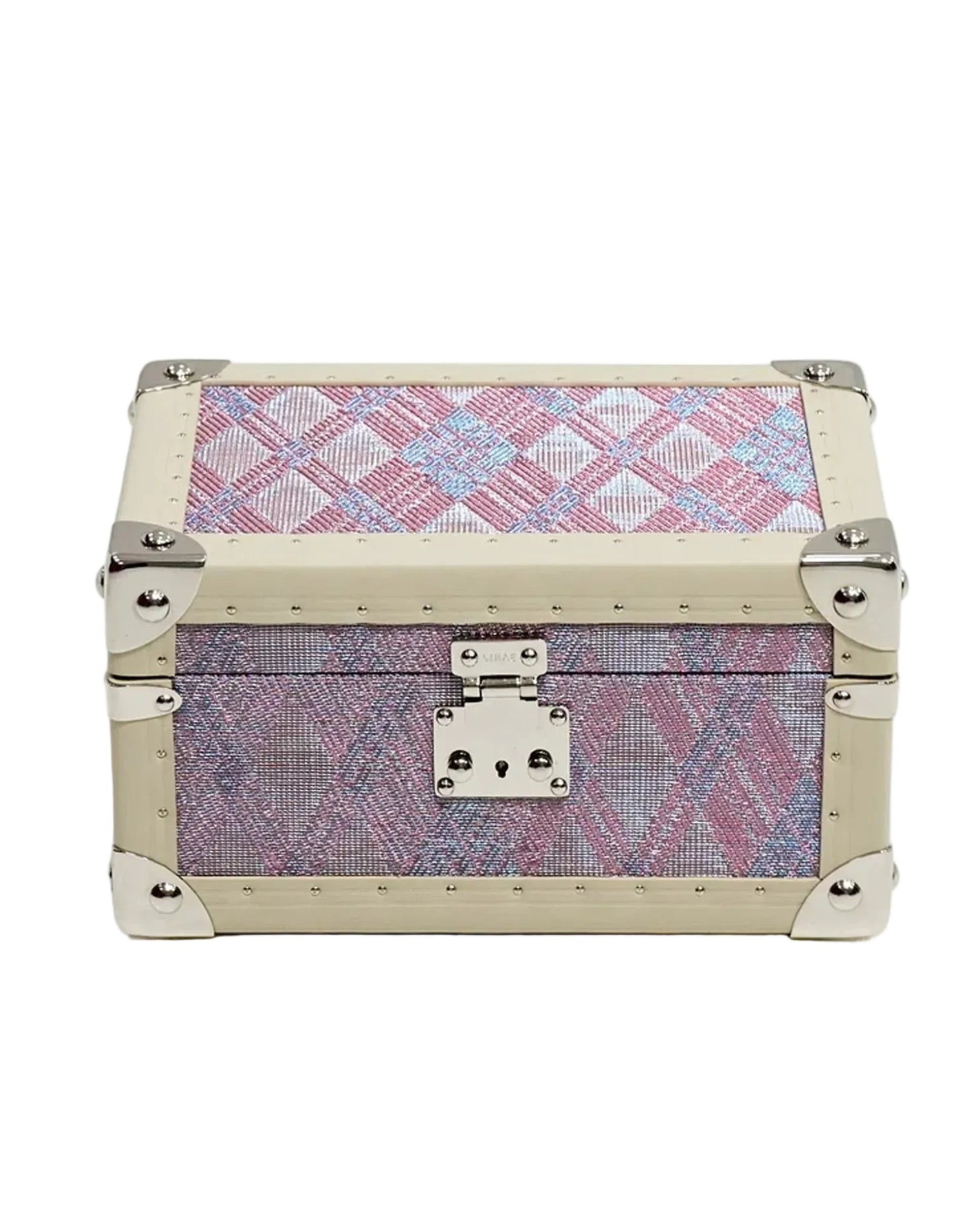 SIRAE Aurum Loom jewelry box in anemone purple copper wire, Dubai luxury atelier