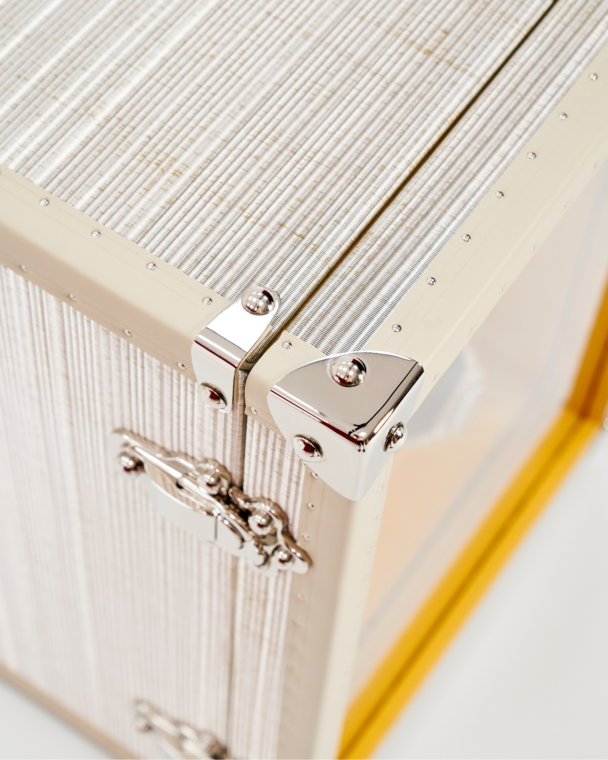 SIRAE Aurum Loom frosted silver watch case styled with jewelry in a luxury Dubai interior