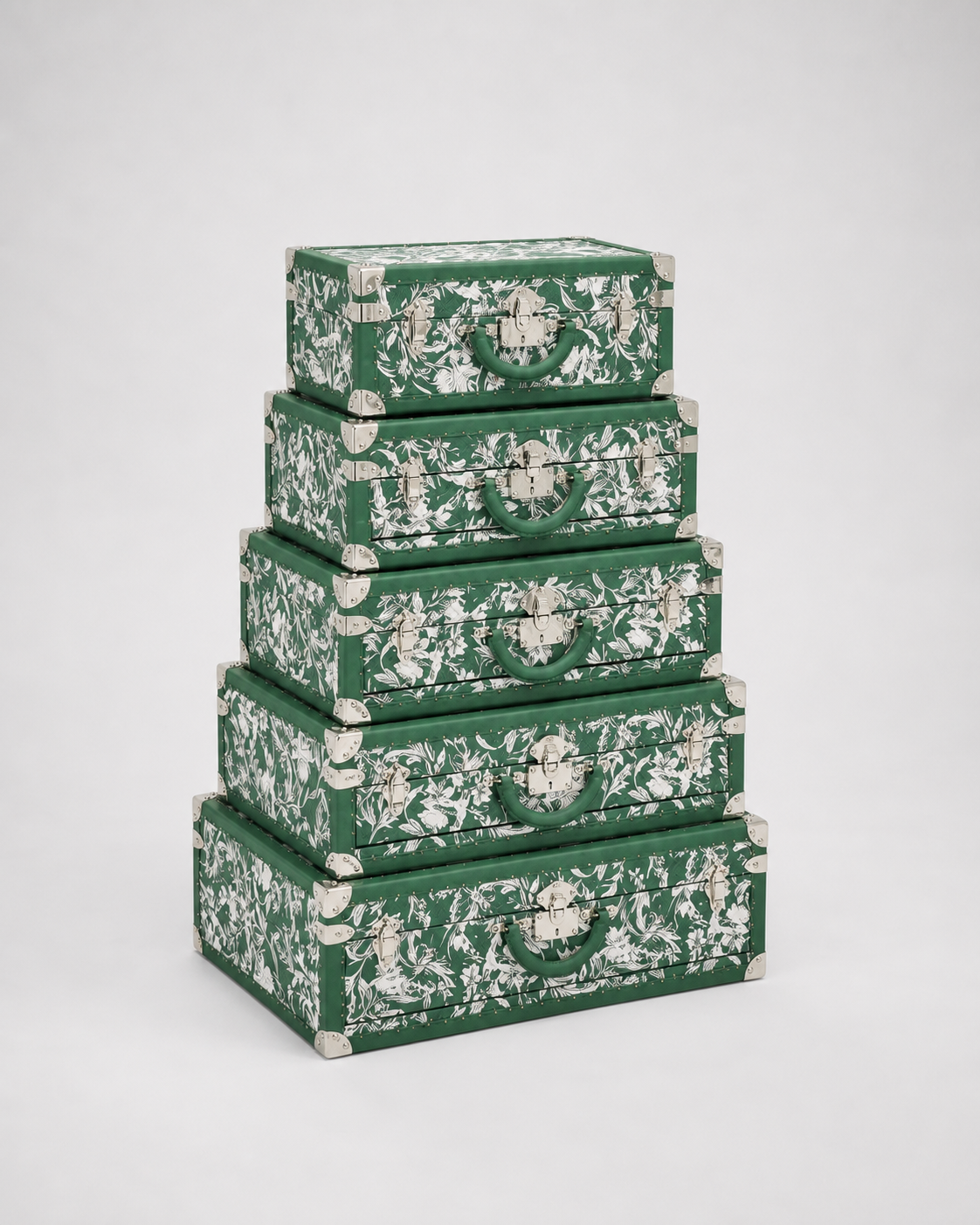 Heritage Leather · The Veraison Tower Display Case - Emerald