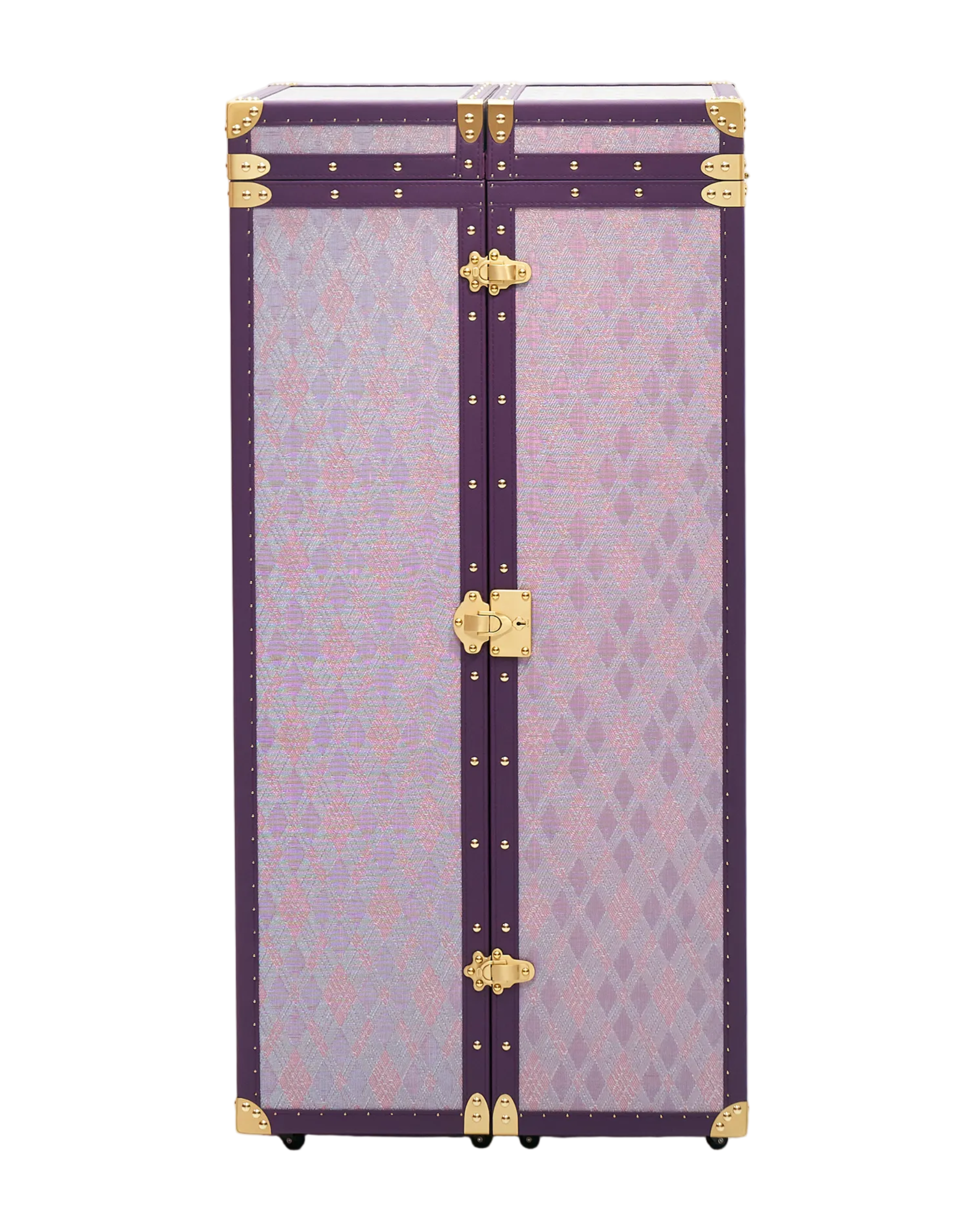 Anemone purple copper wire jewelry cabinet with double doors, SIRAE Casa Dubai