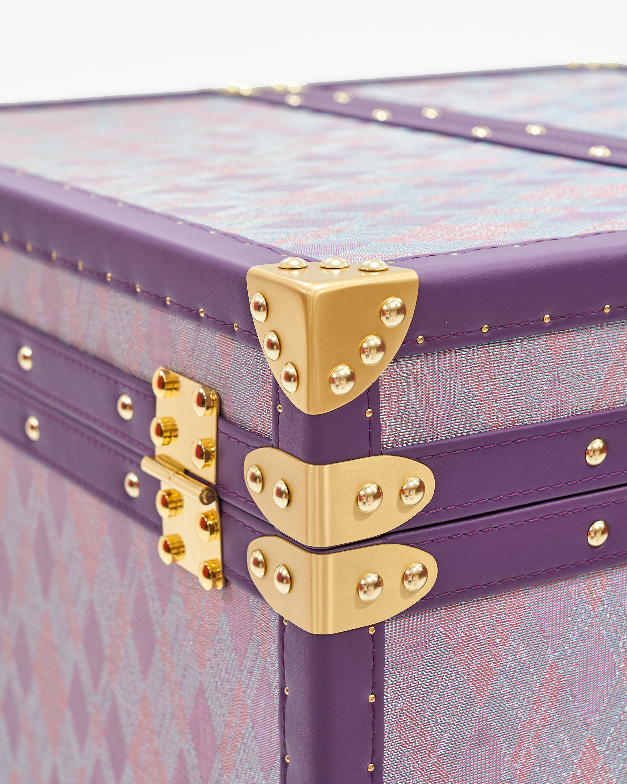 Anemone purple copper wire jewelry cabinet with double doors, SIRAE Casa Dubai