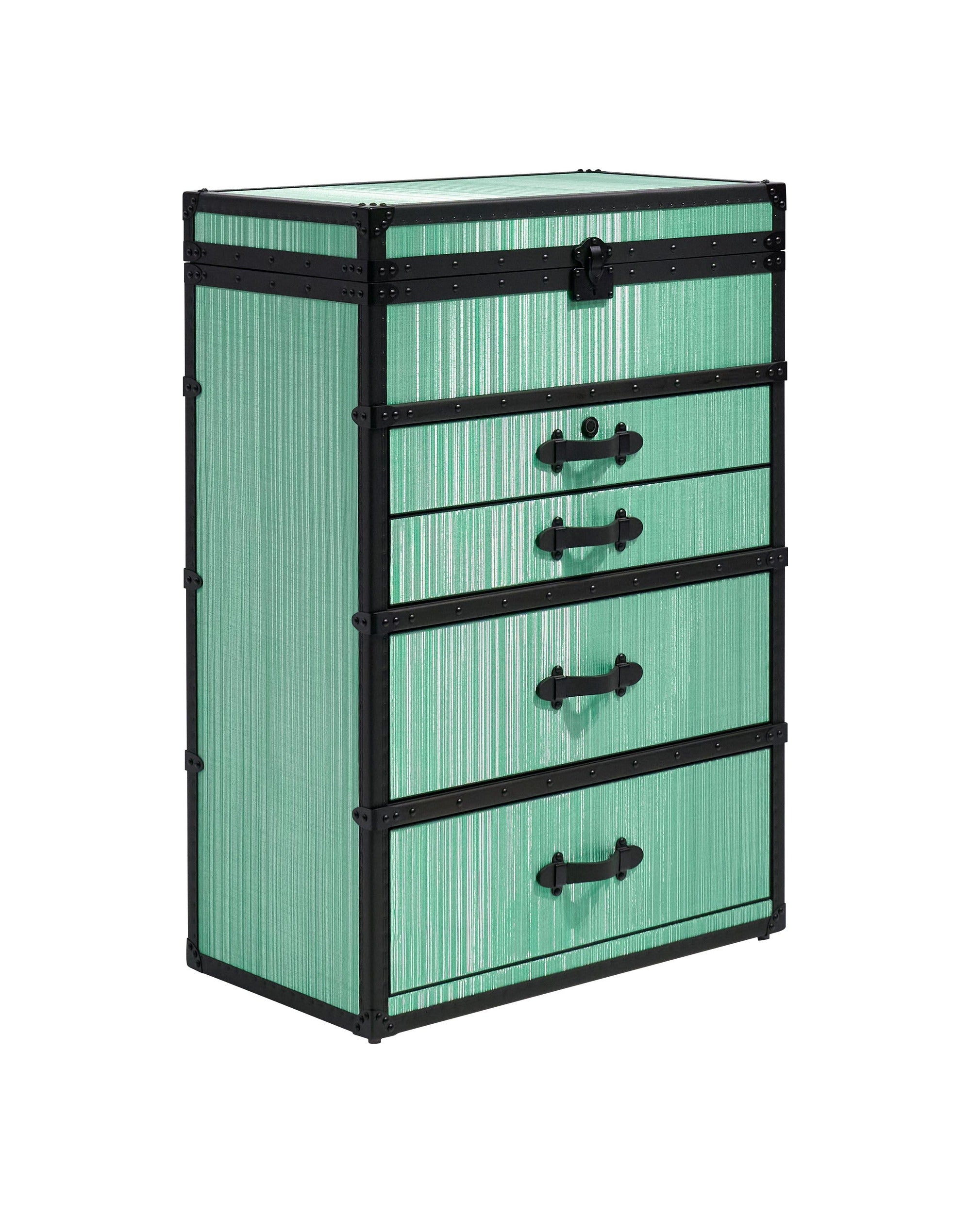 Celadon mist copper wire jewelry cabinet, SIRAE Casa Dubai