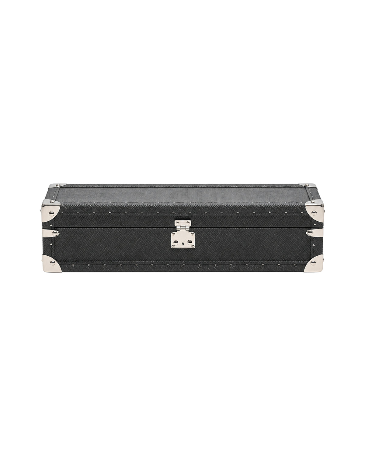 black microfiber leather lockable ring and jewellery box, SIRAE Dubai