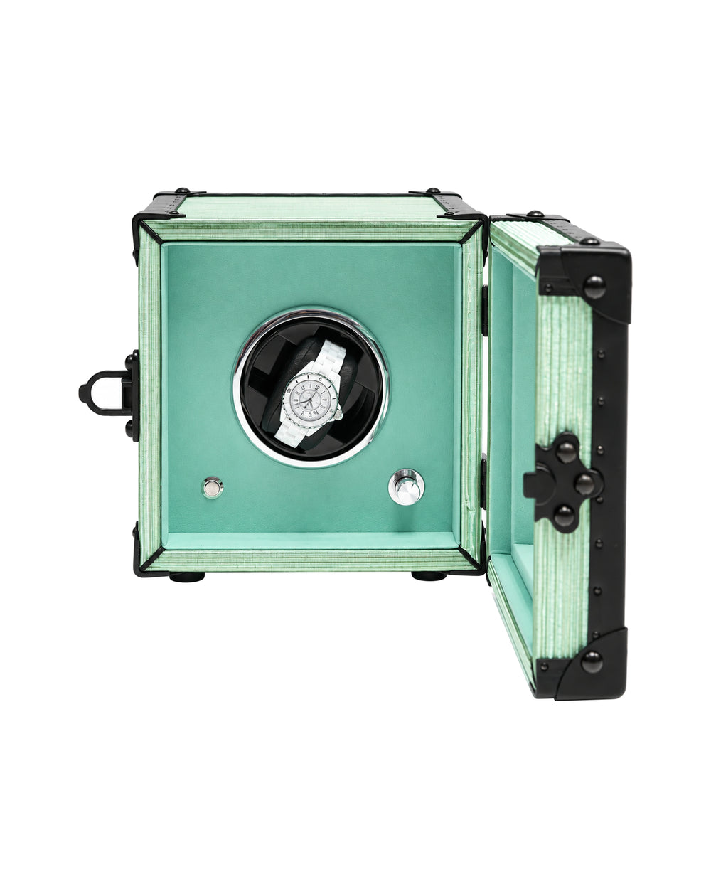 Aurum Wire · The Solo Watch Winder Box - Pine Mist