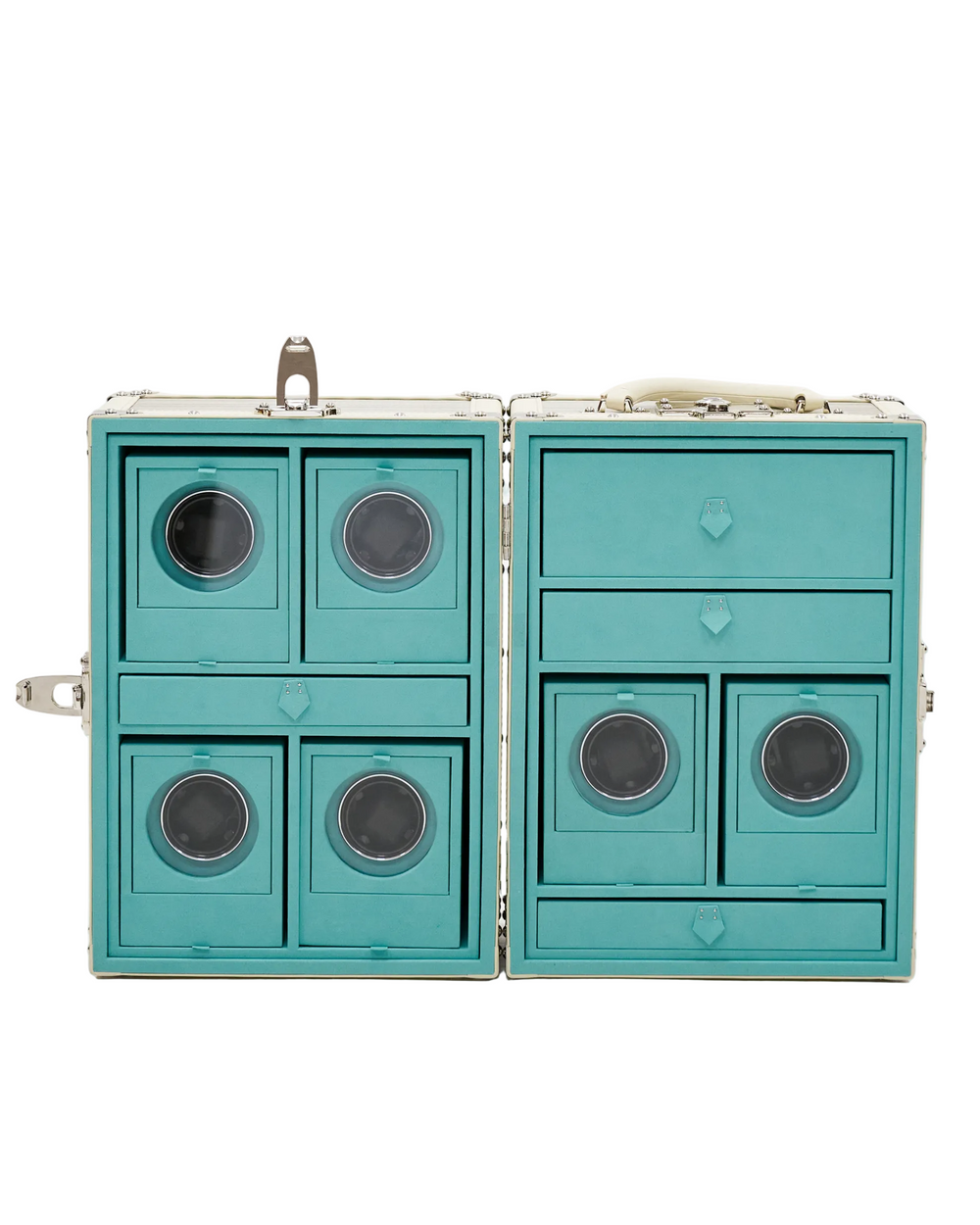 Aurum Wire · Signature Watch Organizer - Frosted Silver