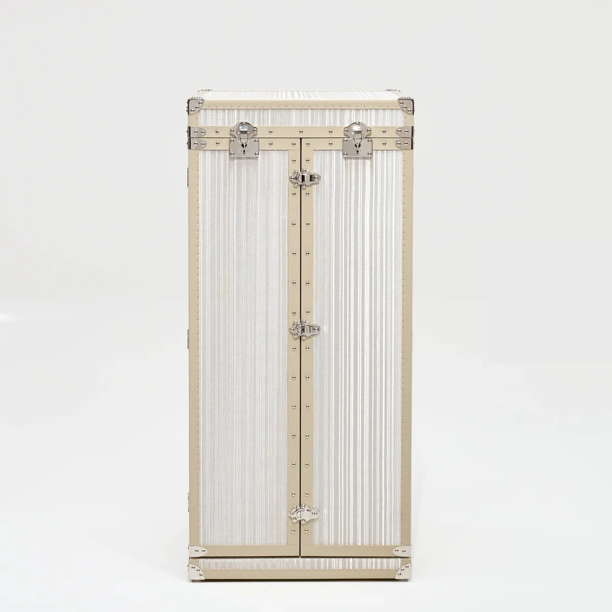 Mirrored designer jewellery armoire in ivory - SIRAE Casa, the ultimate luxury storage for GCC collectors