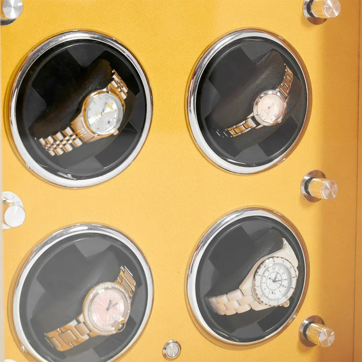 Watch winder for rolex four winder display
