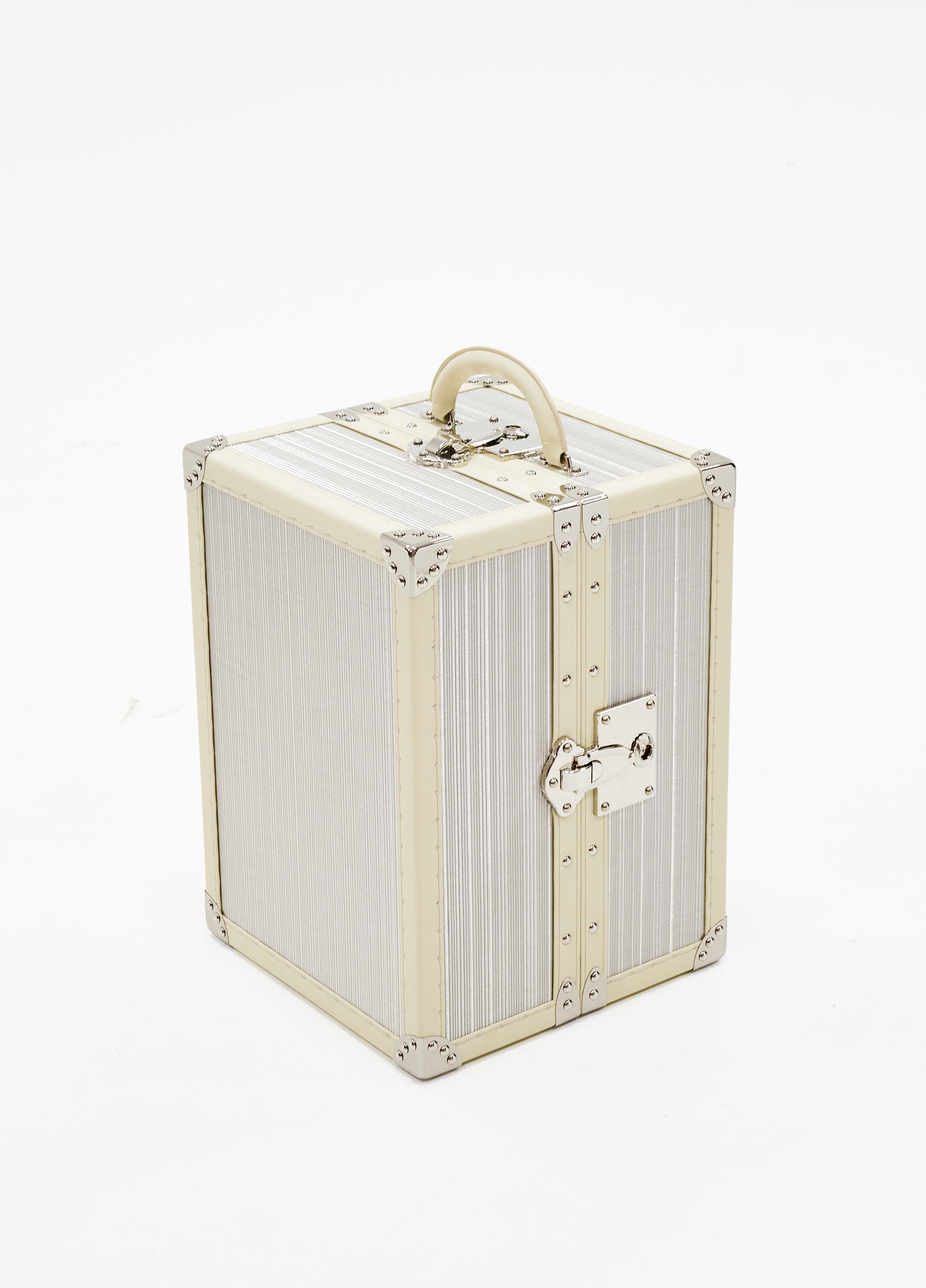 Aurum Loom Watch Box - Frosted Silver