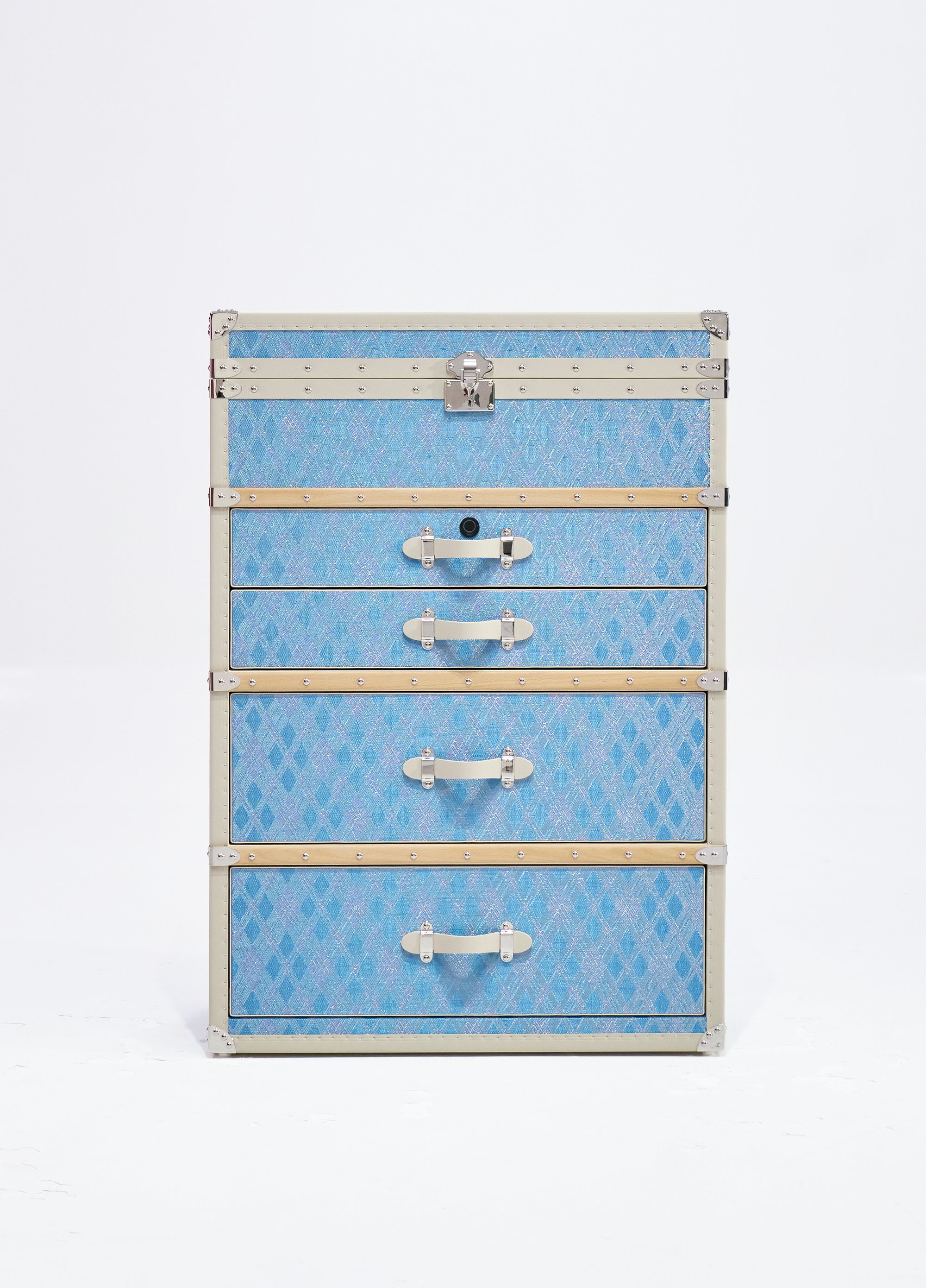 Aurum Loom Jewelry Cabinet - Diamond Mist Blue