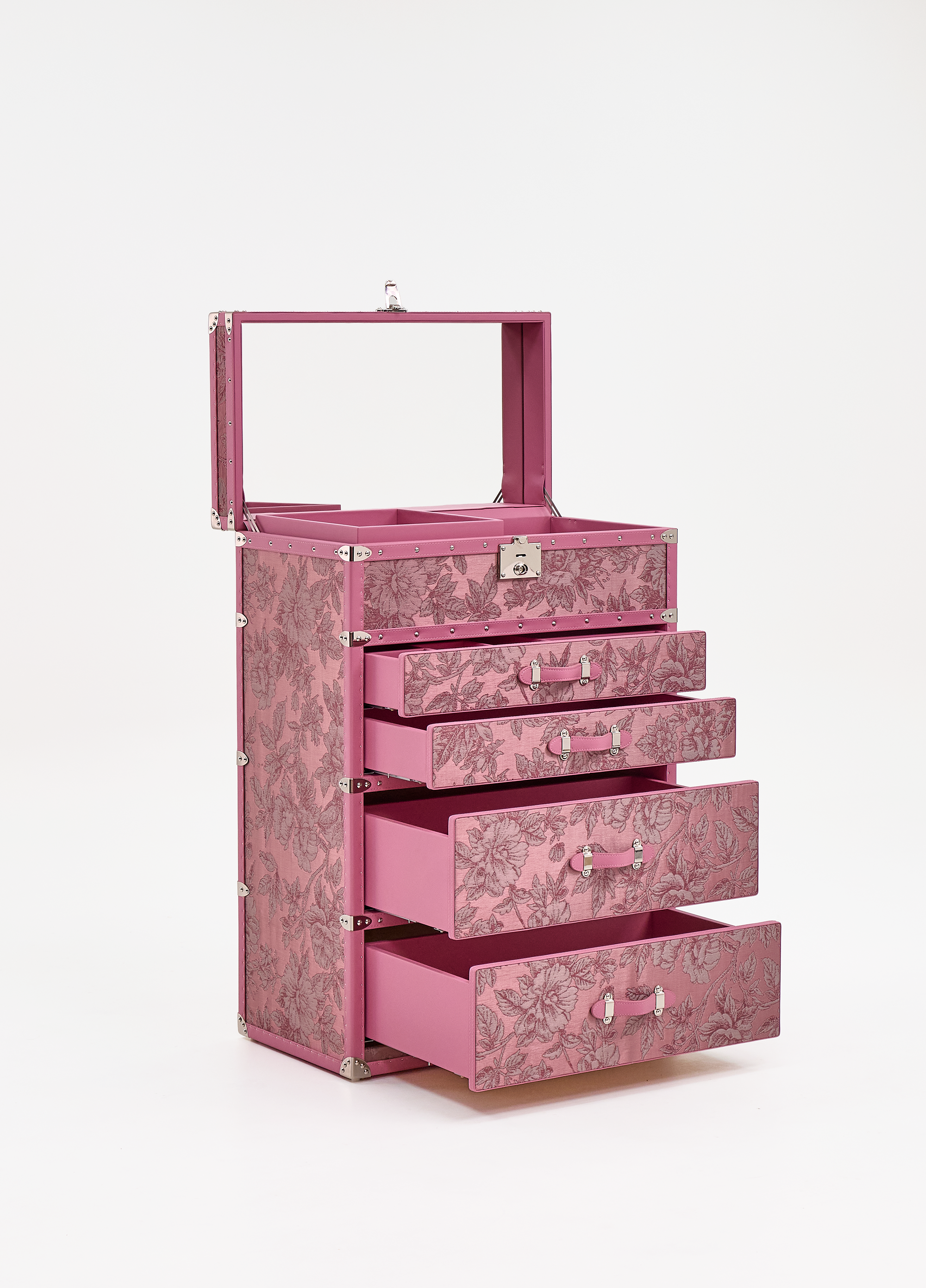 Aurum Loom Jewelry Trunk - Blossom Pink