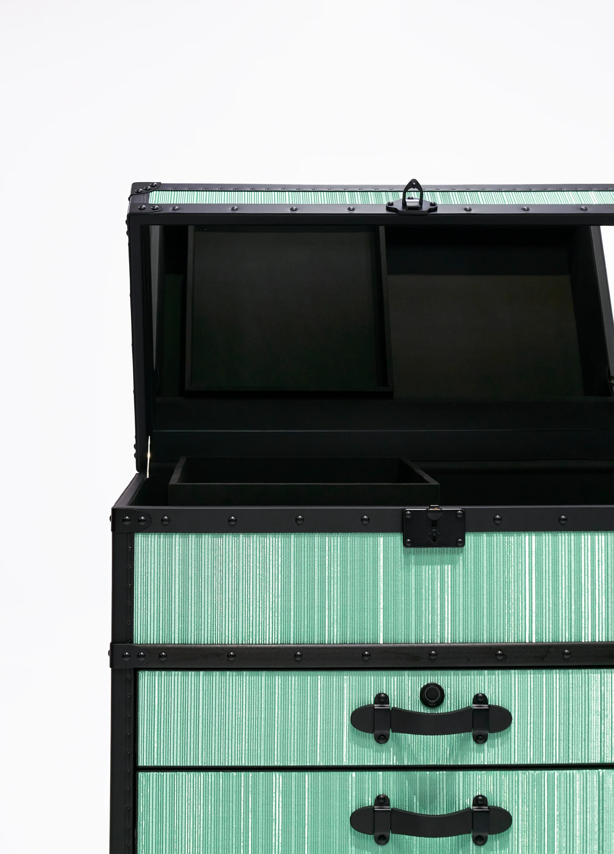Aurum Loom Jewelry Trunk - Celadon Mist