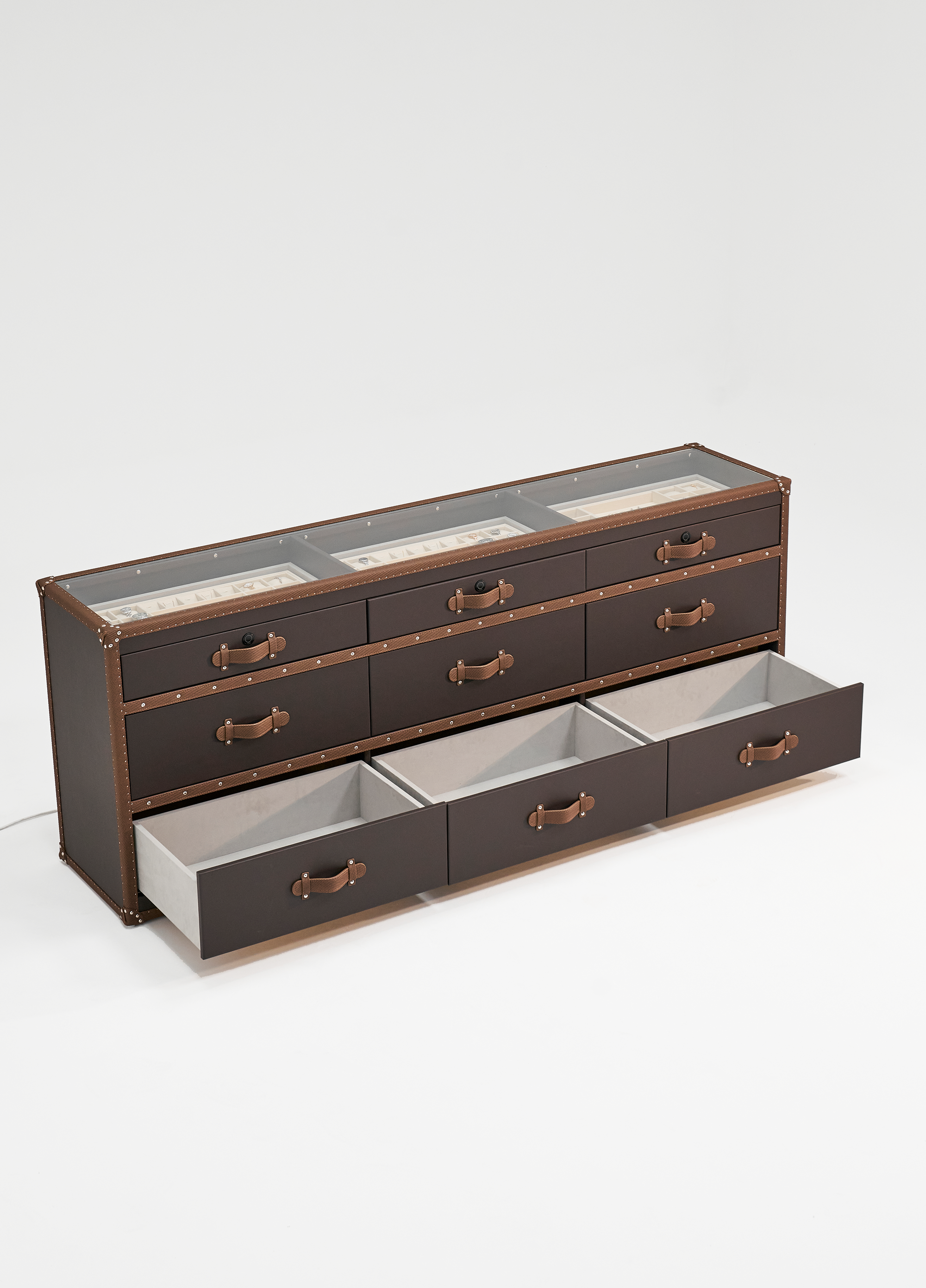 Heritage Luxe Side Cabinet - Brown