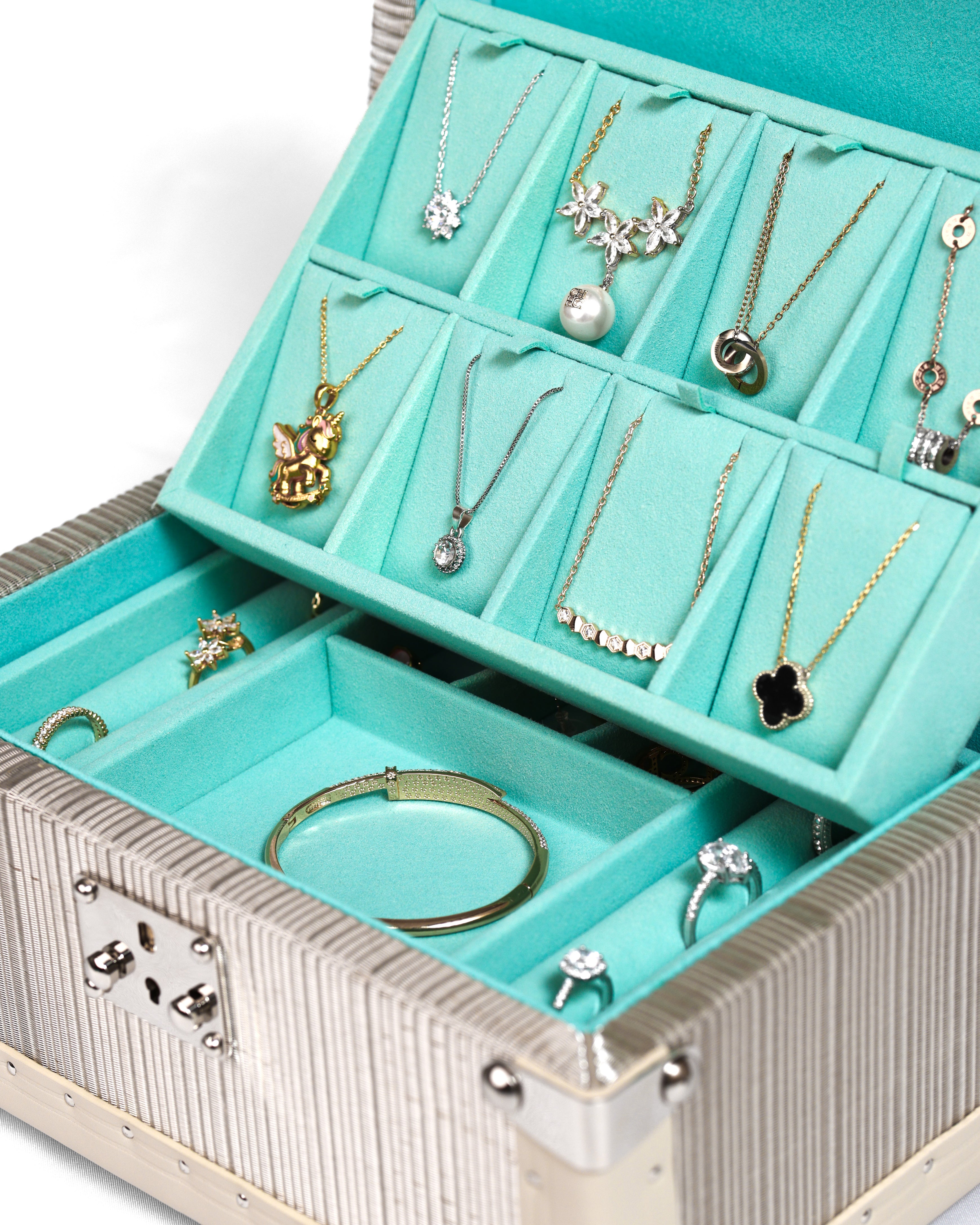 Aurum Collection · The Keepsake Jewelry Box - Silver