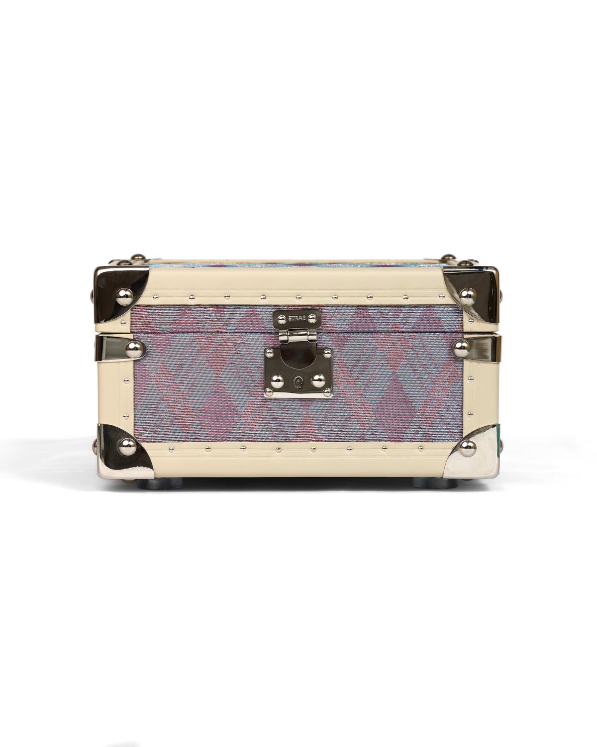 Closed Reserve cigar humidor trunk in Diamond Purple