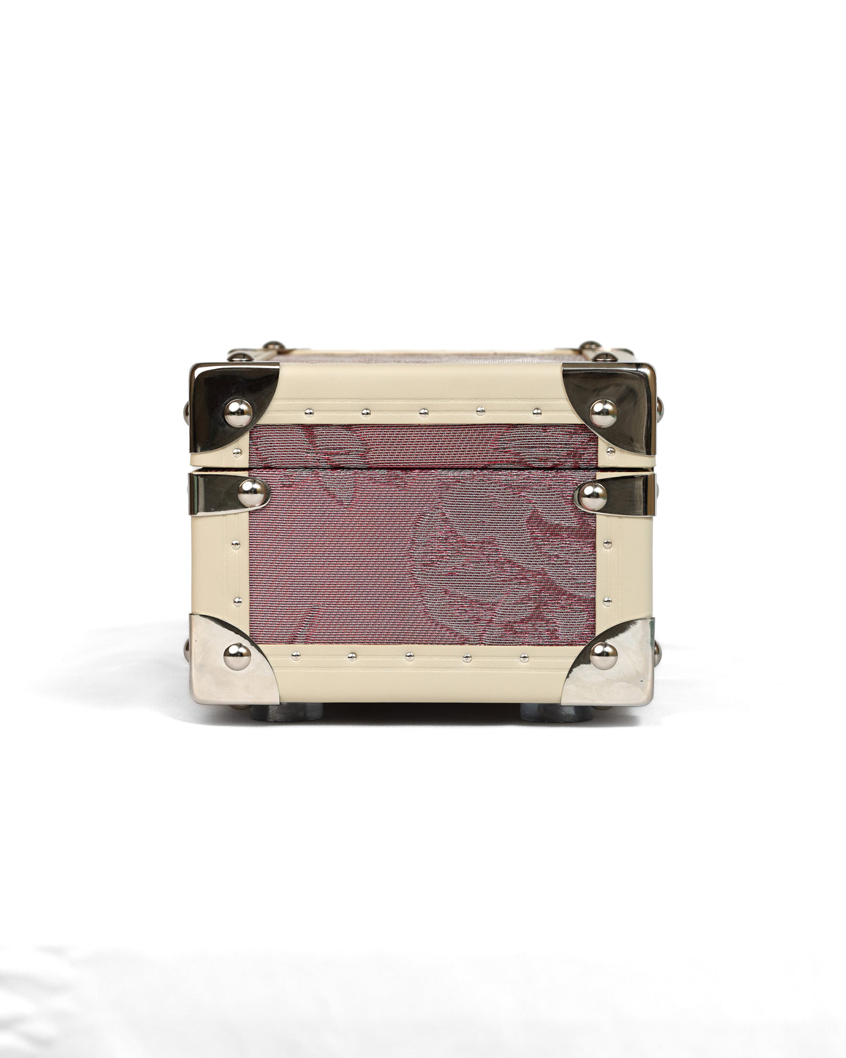 Three-quarter exterior view of the Blossom Pink humidor