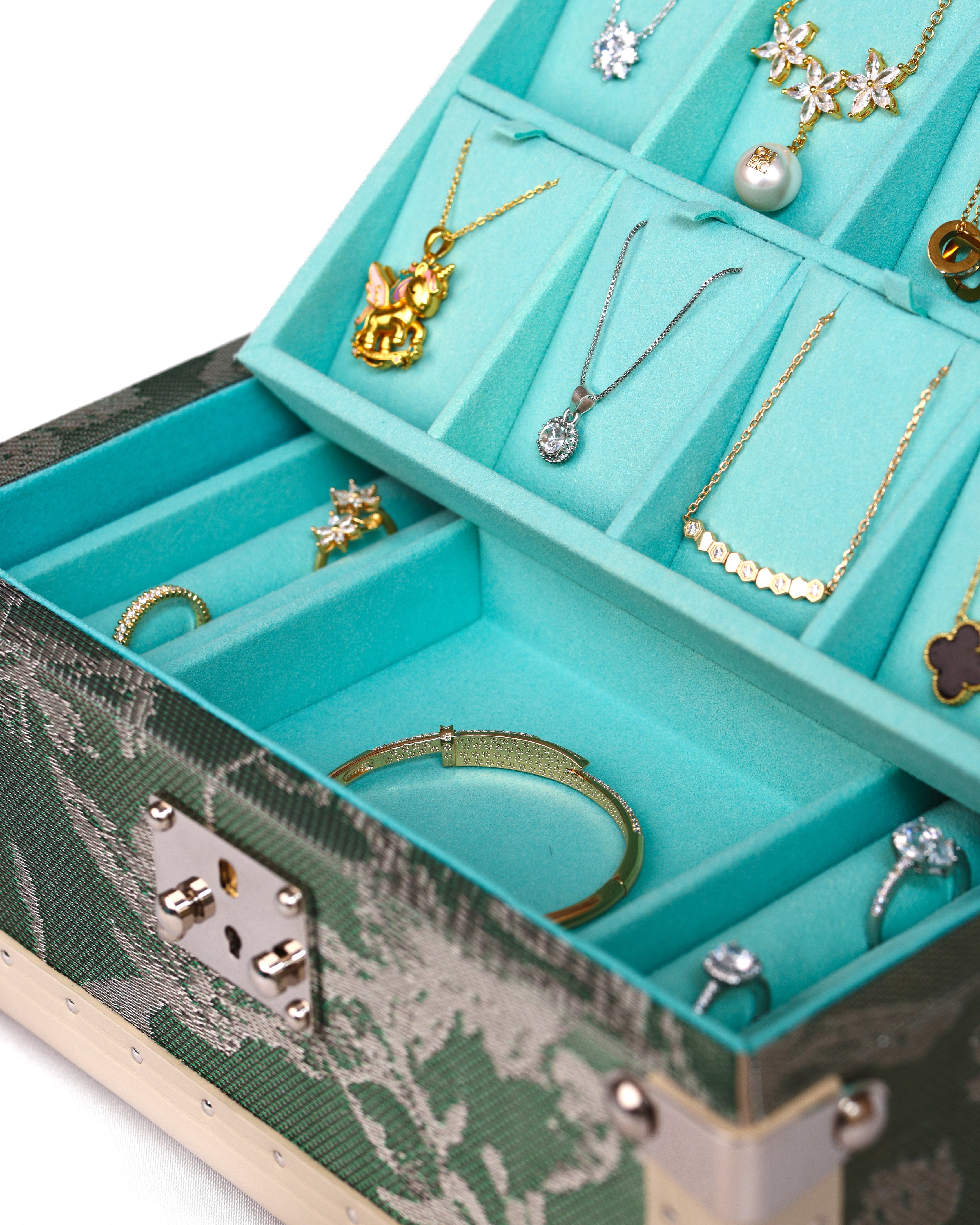 Aurum Wire · The Keepsake Jewelry Box - Summer Green