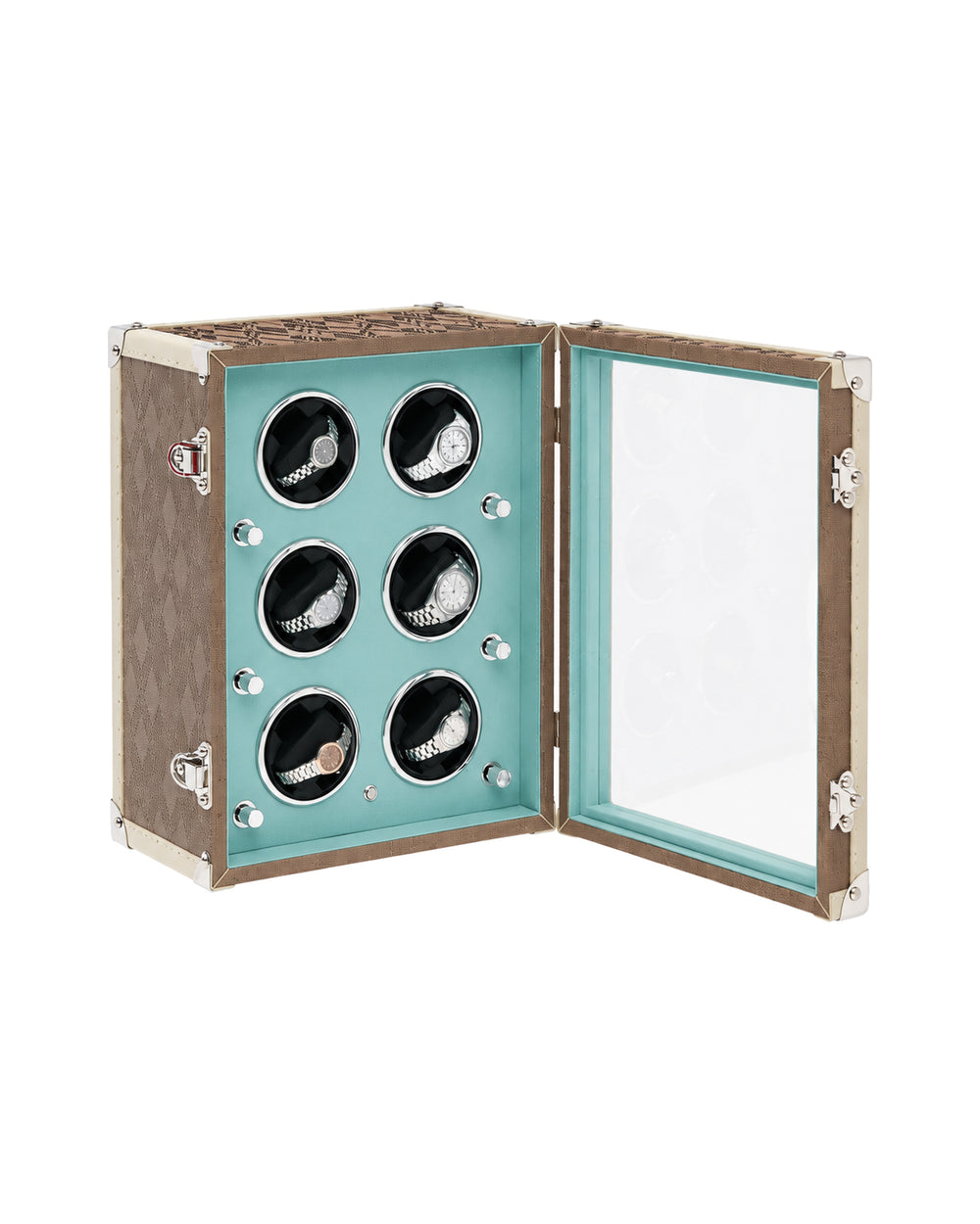 Aurum Wire · The Sextet 6 Watch Winder Case - Dune Gold