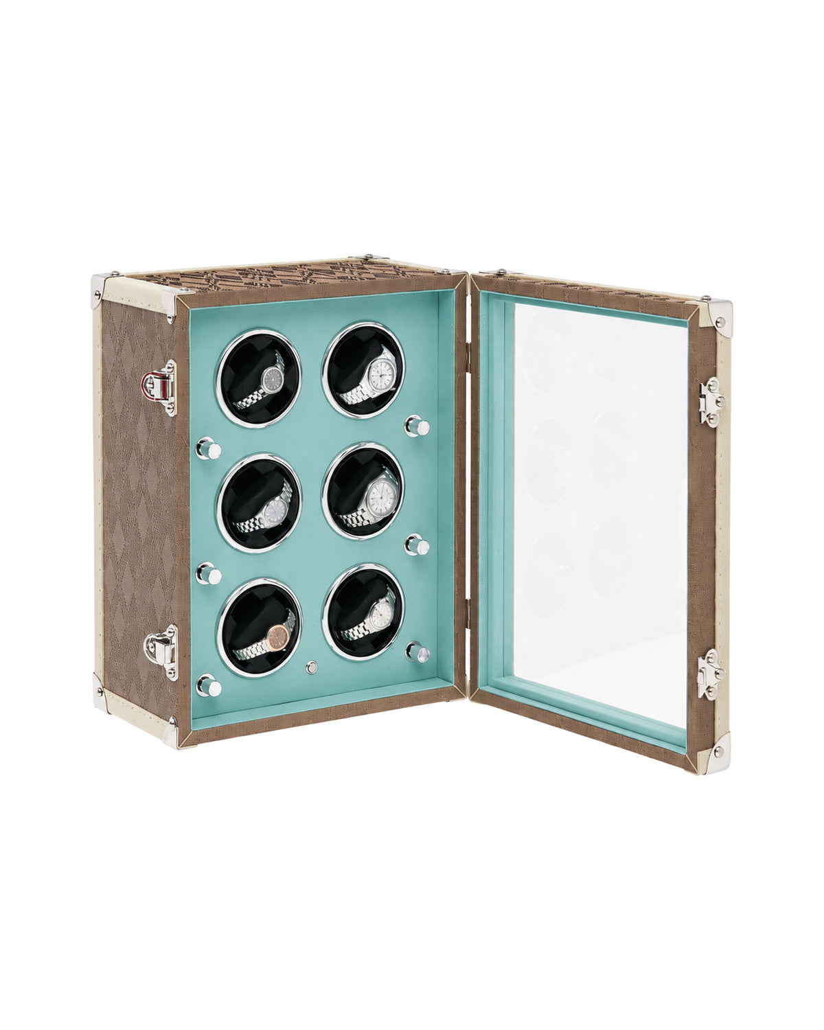 Dune gold six-watch automatic winder case, SIRAE Dubai