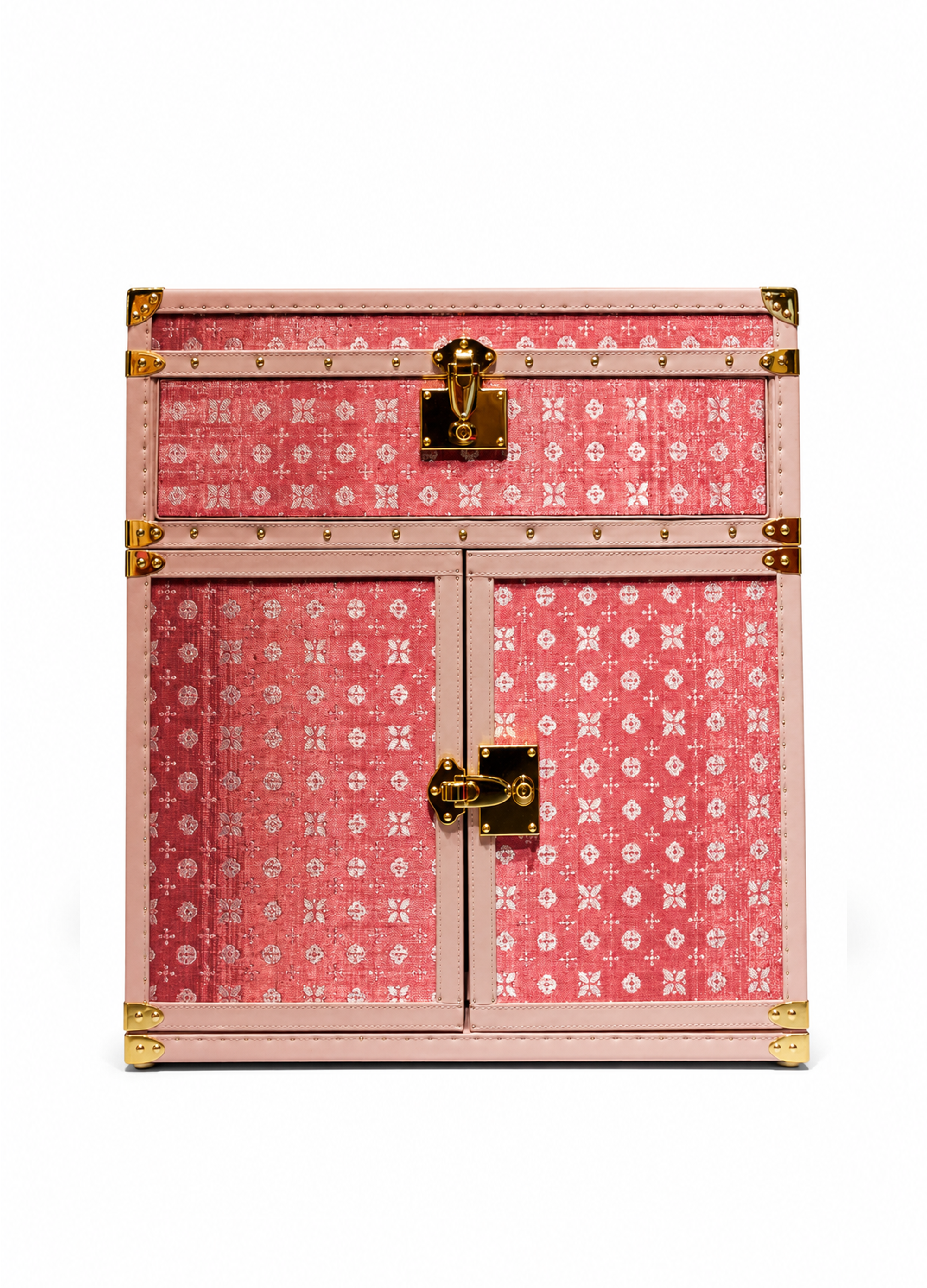SIRAE Aurum Loom tea station in blossom pink copper wire, Dubai luxury atelier