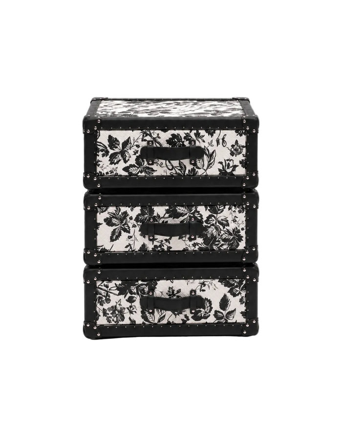 Heritage Leather · The Couture Rotating Cabinet - Monochrome