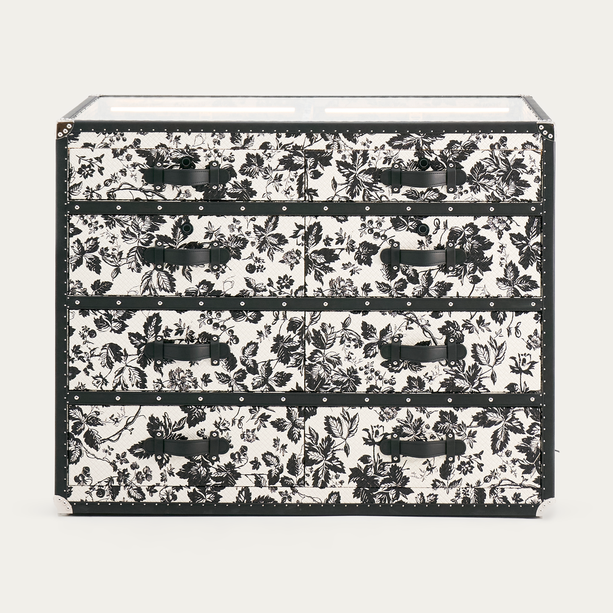 Heritage Leather · خزانة أدراج للمجوهرات Regent  - Monochrome Forest