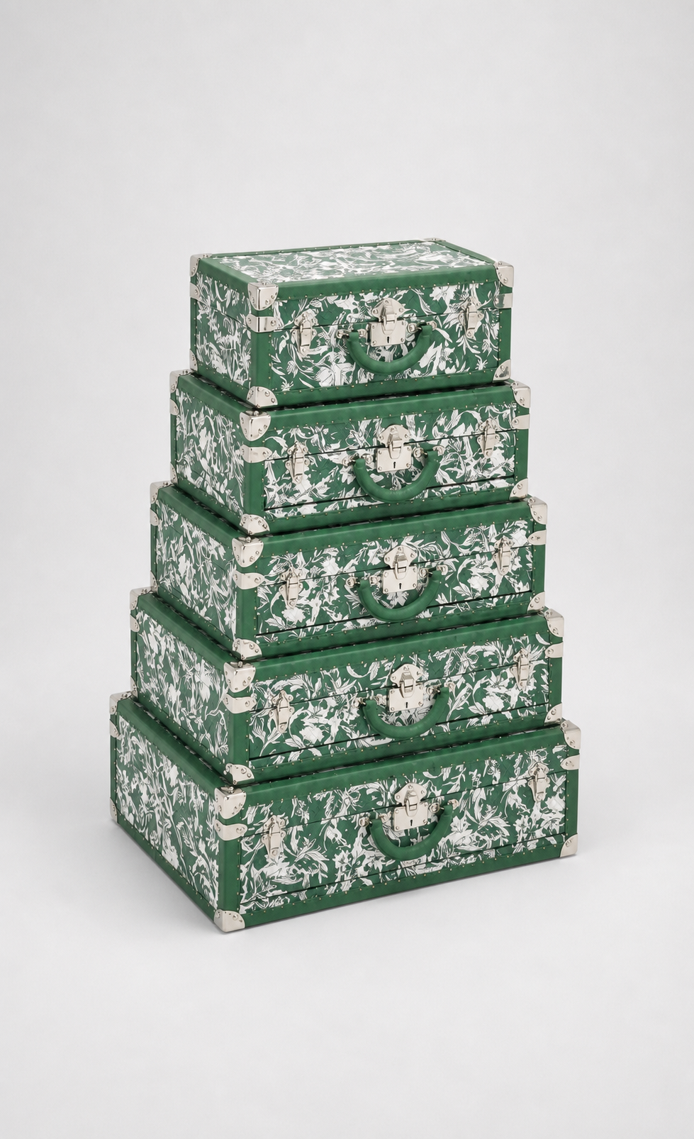 Heritage Leather · The Veraison Tower Display Case - Emerald