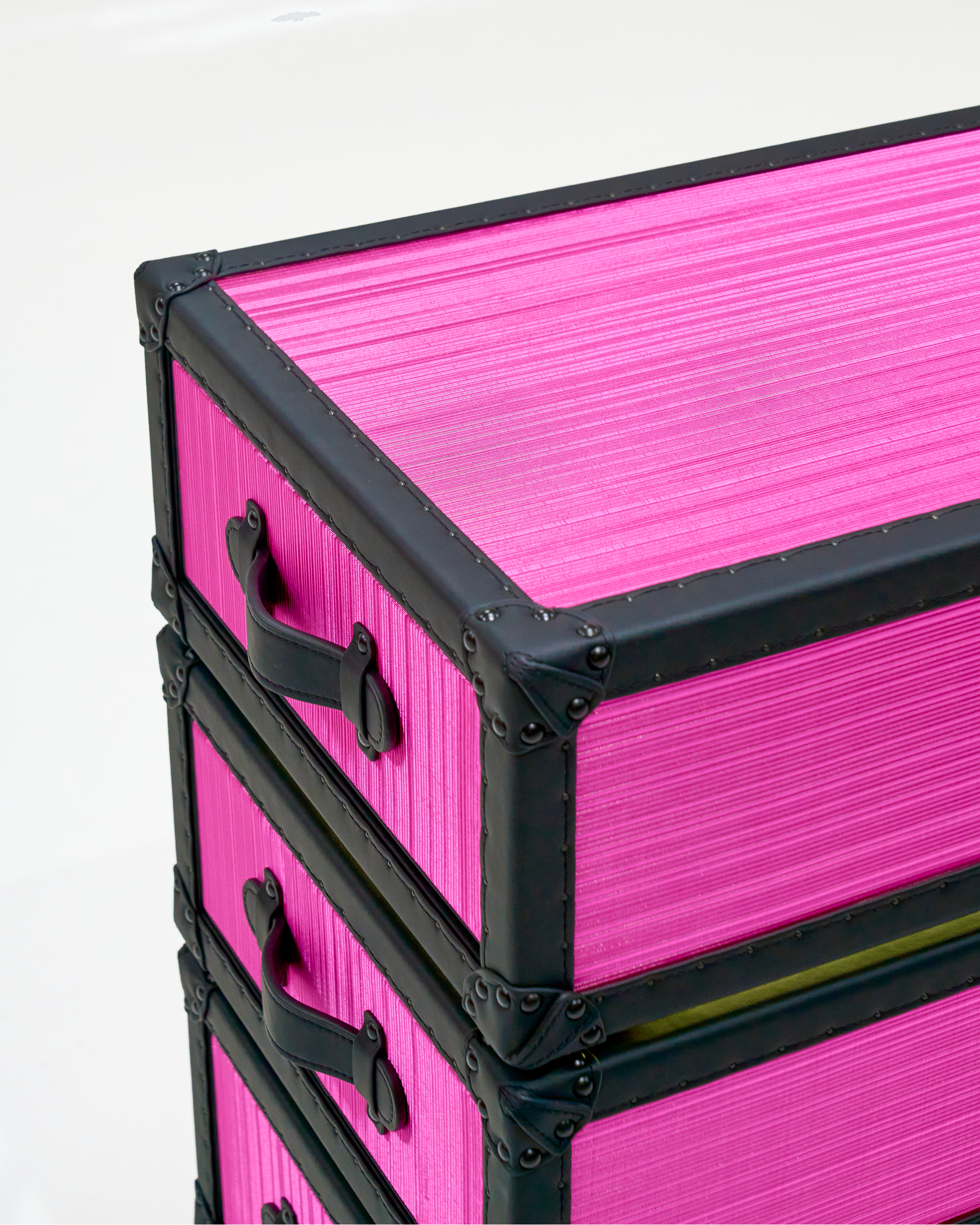 Interior drawer of the Blossom Pink display island