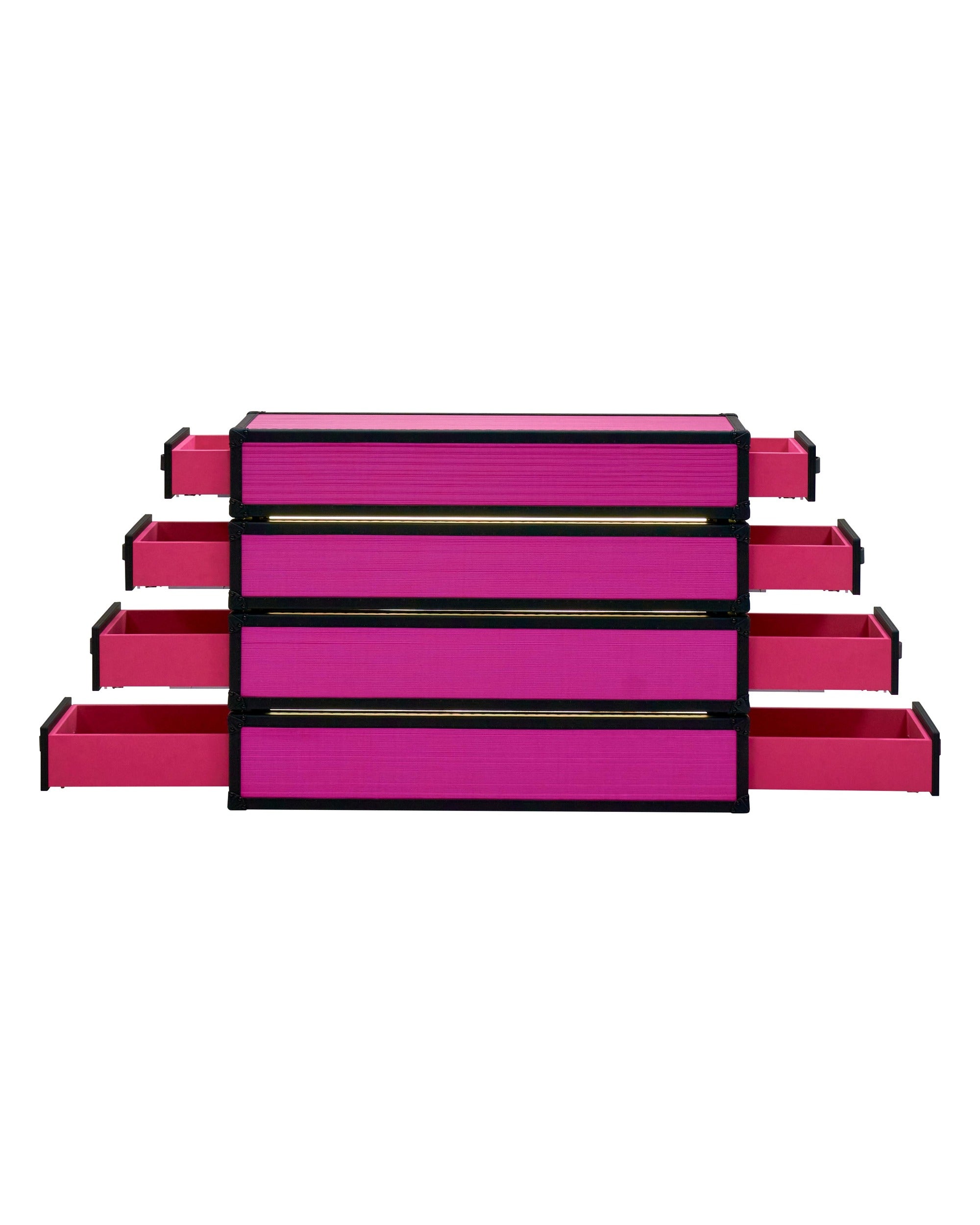 Blossom Pink display island styled in a Dubai interior