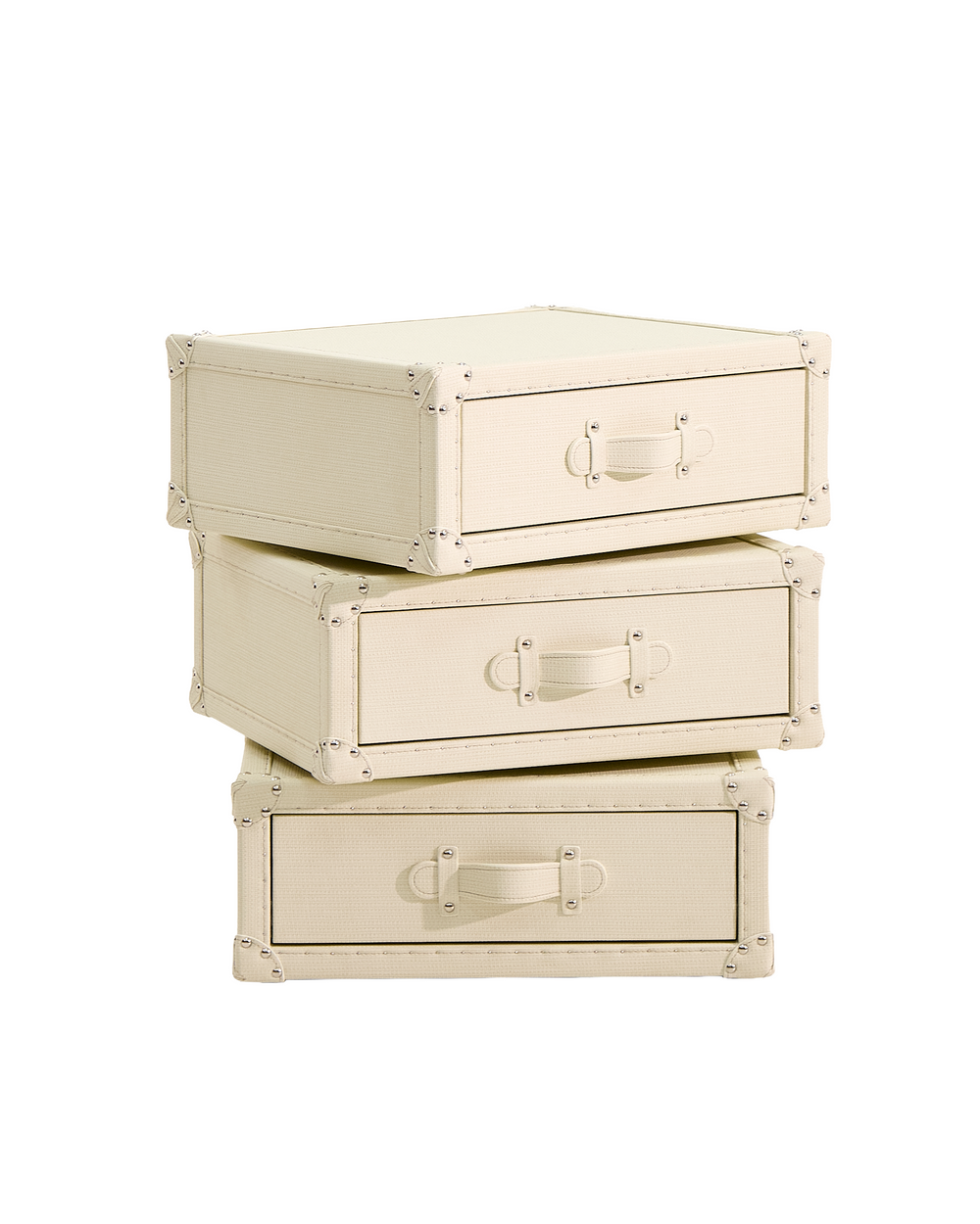 Heritage Leather · The Maison Rotating Cabinet - Cream